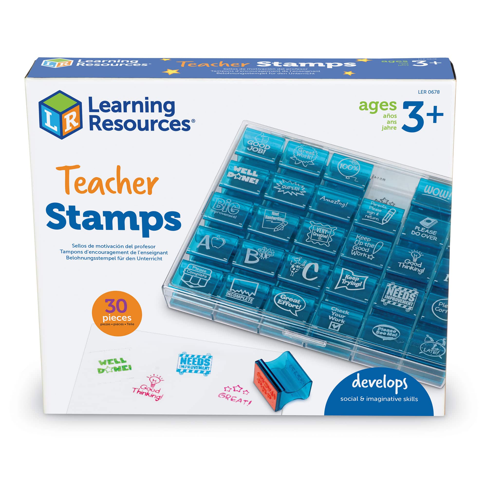 Learning Resources Jumbo Teacher Stamps