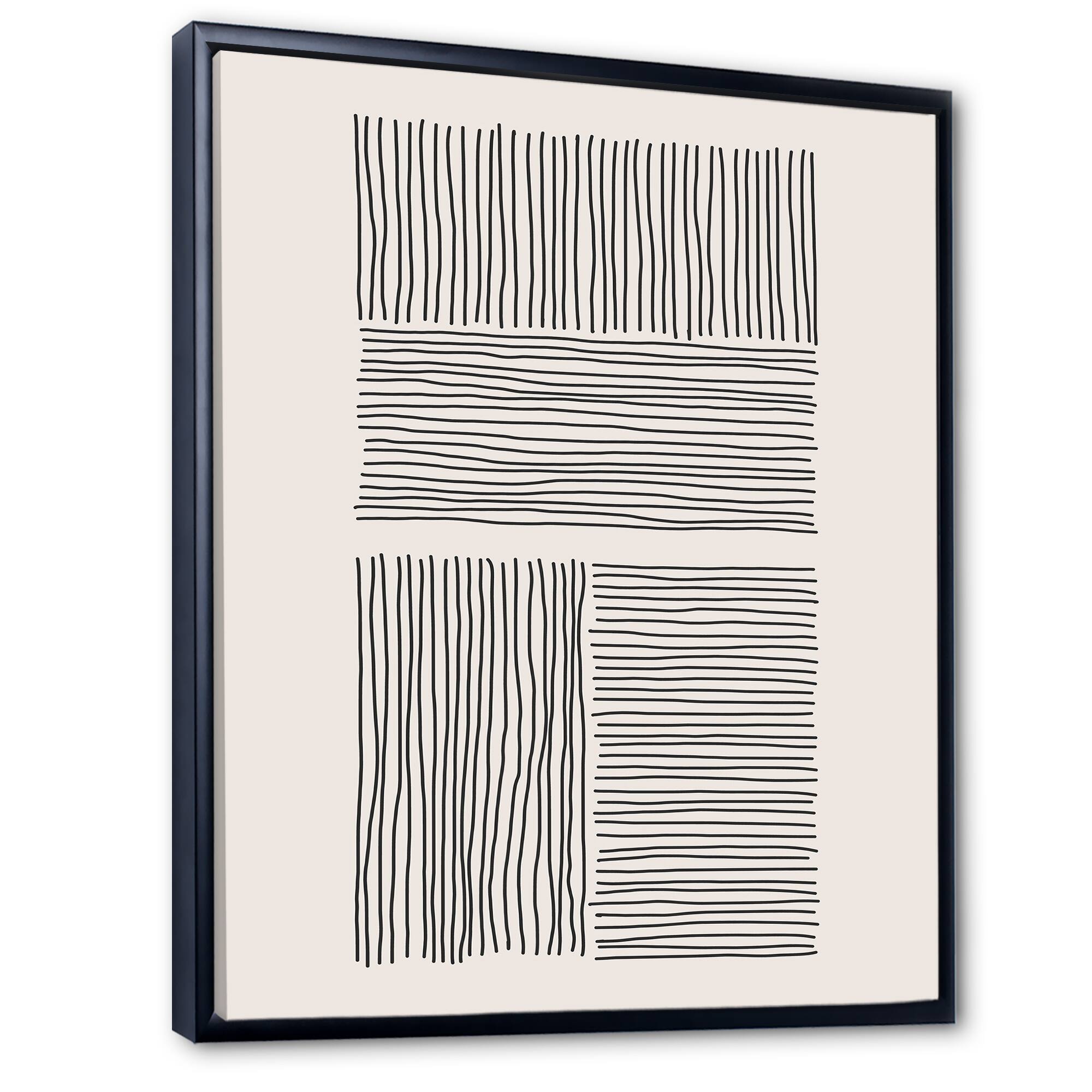 Designart - Minimal Geometric Lines And Squares IV