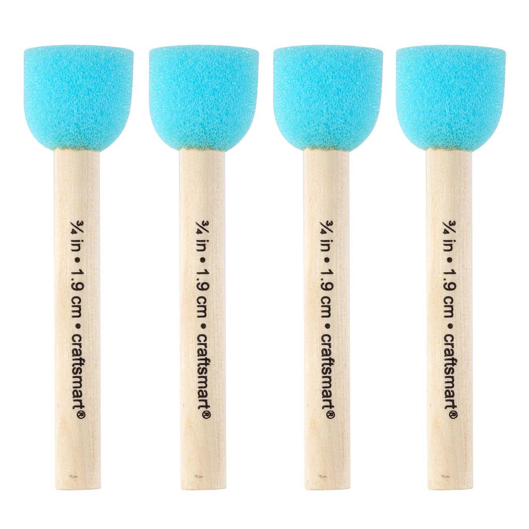 4 Pack: 3/4" Foam Stippler Set by Craft Smart®