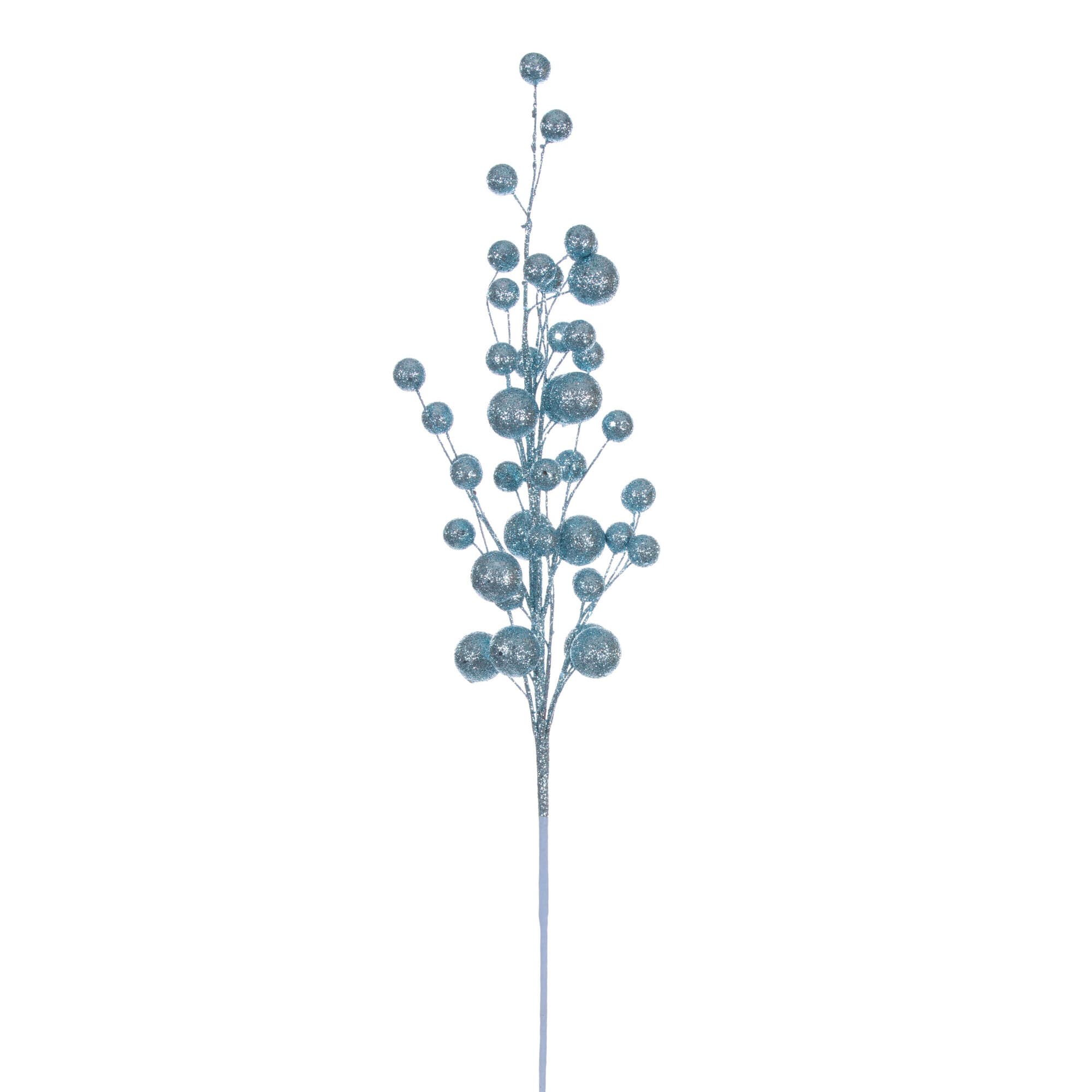 Vickerman 27" Glitter Balls Sprays, 4ct. in Baby Blue | Michaels®