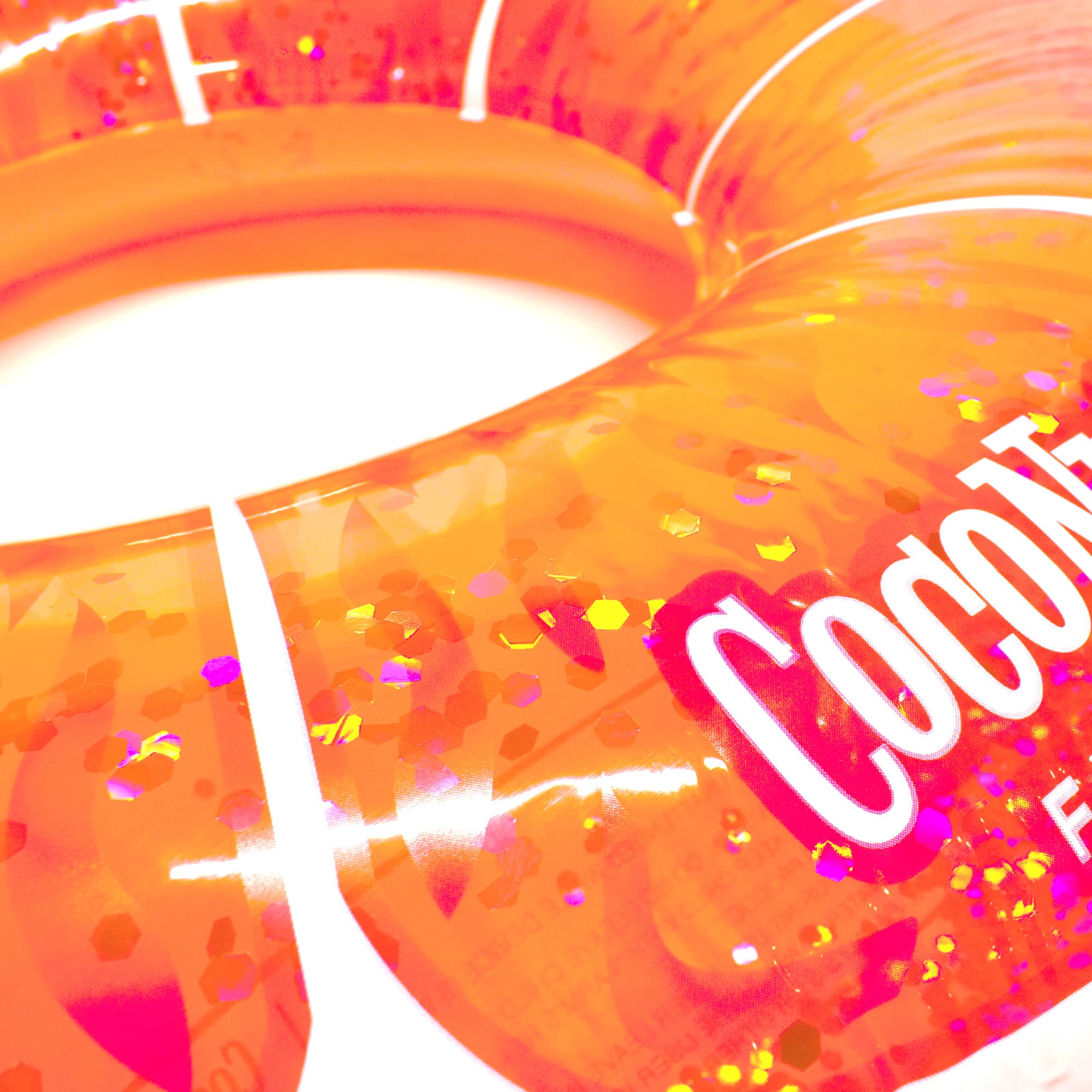 Salus CocoNut 42" Pink Grapefruit Glitter Pool Float