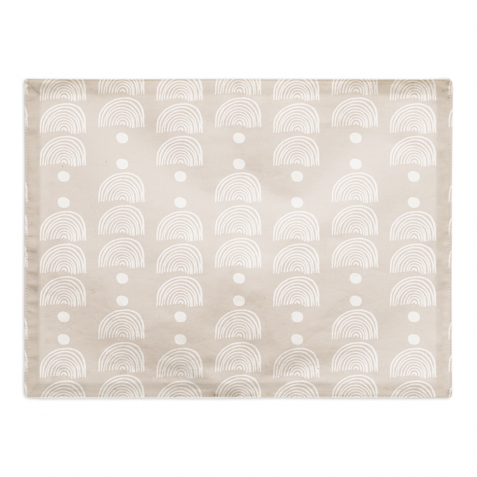 Dot Diamond Pattern 18" x 14" Cotton Twill Placemat