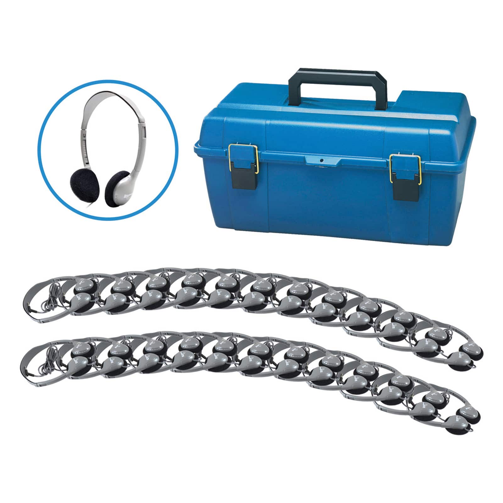 HamiltonBuhl® HA2 Personal Headphones Lab Pack, 24ct.