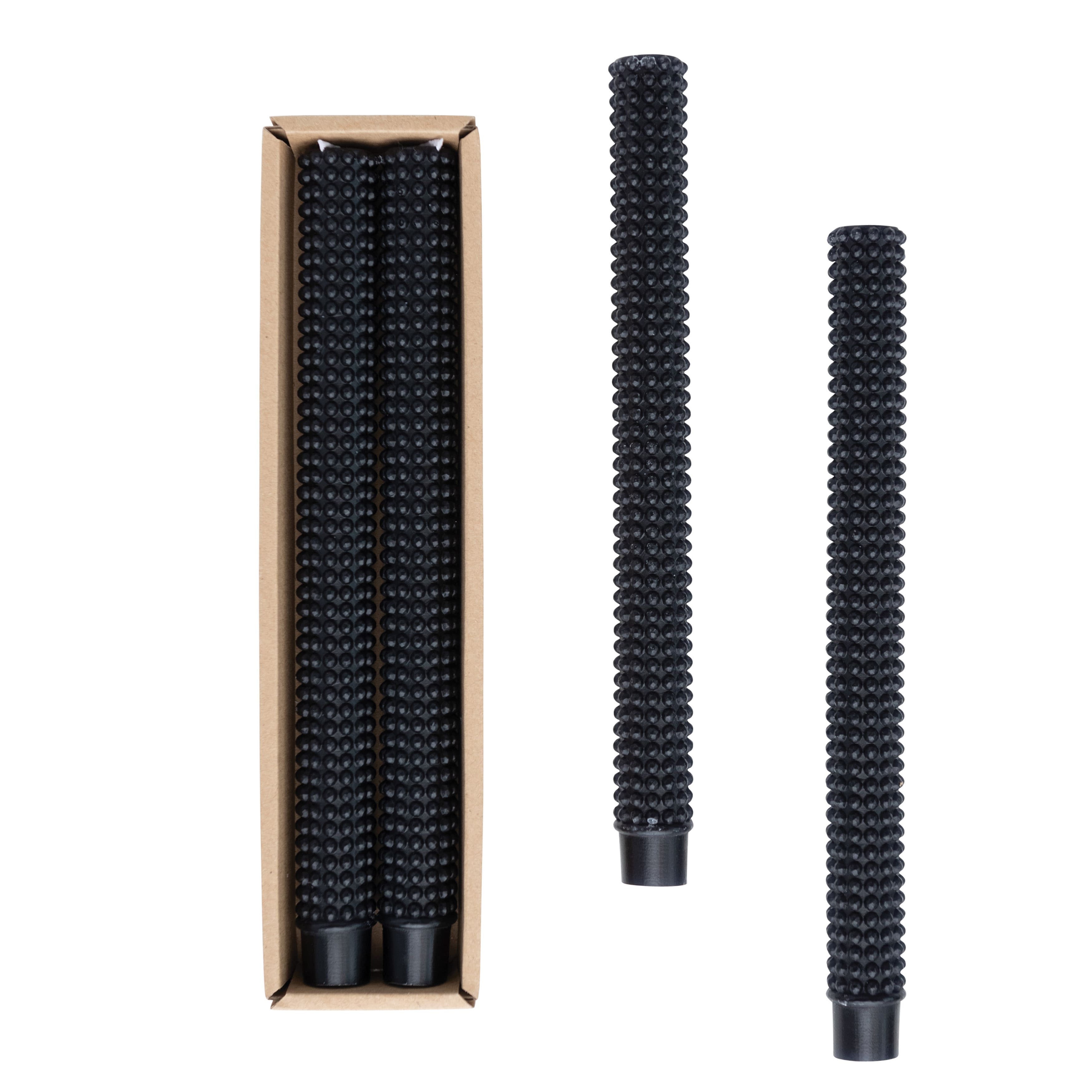 Hello Honey® 10" Unscented Hobnail Taper Candles In Box Set