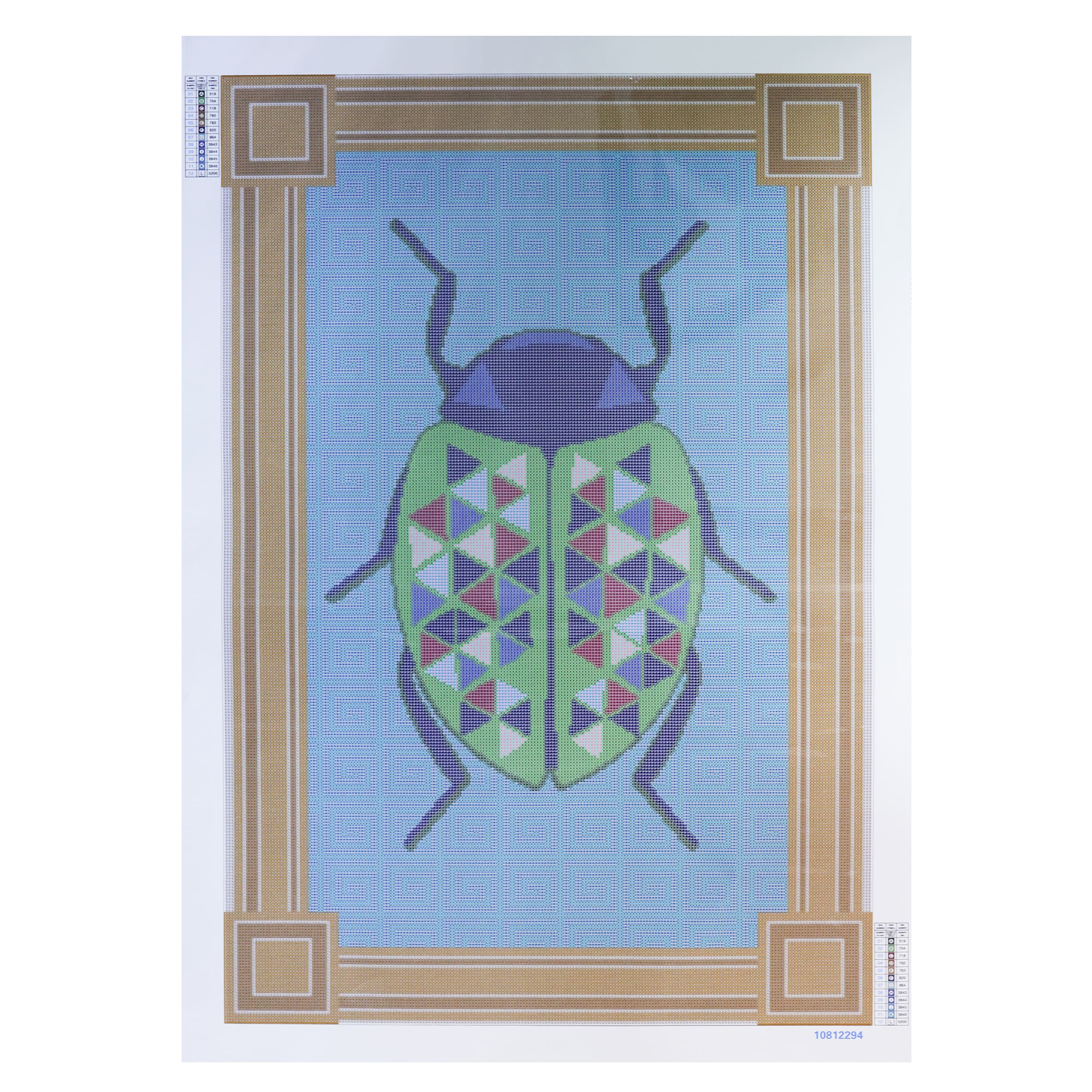 Jonathan Adler x Michaels 24" x 36" Scarab Diamond Art Kit