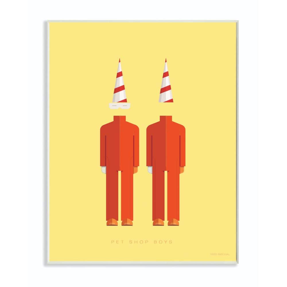 Stupell Industries Pet Shop Boys Fashion Design Wall Plaque