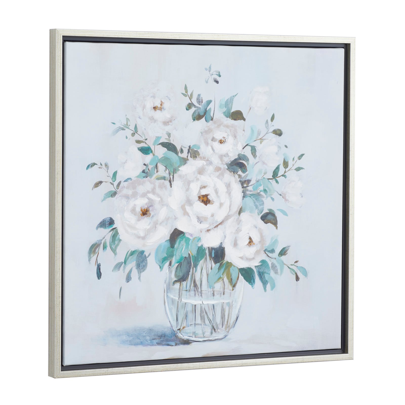 Multi Polystone French Country Framed Wall Art, 24" x 24" x 2"