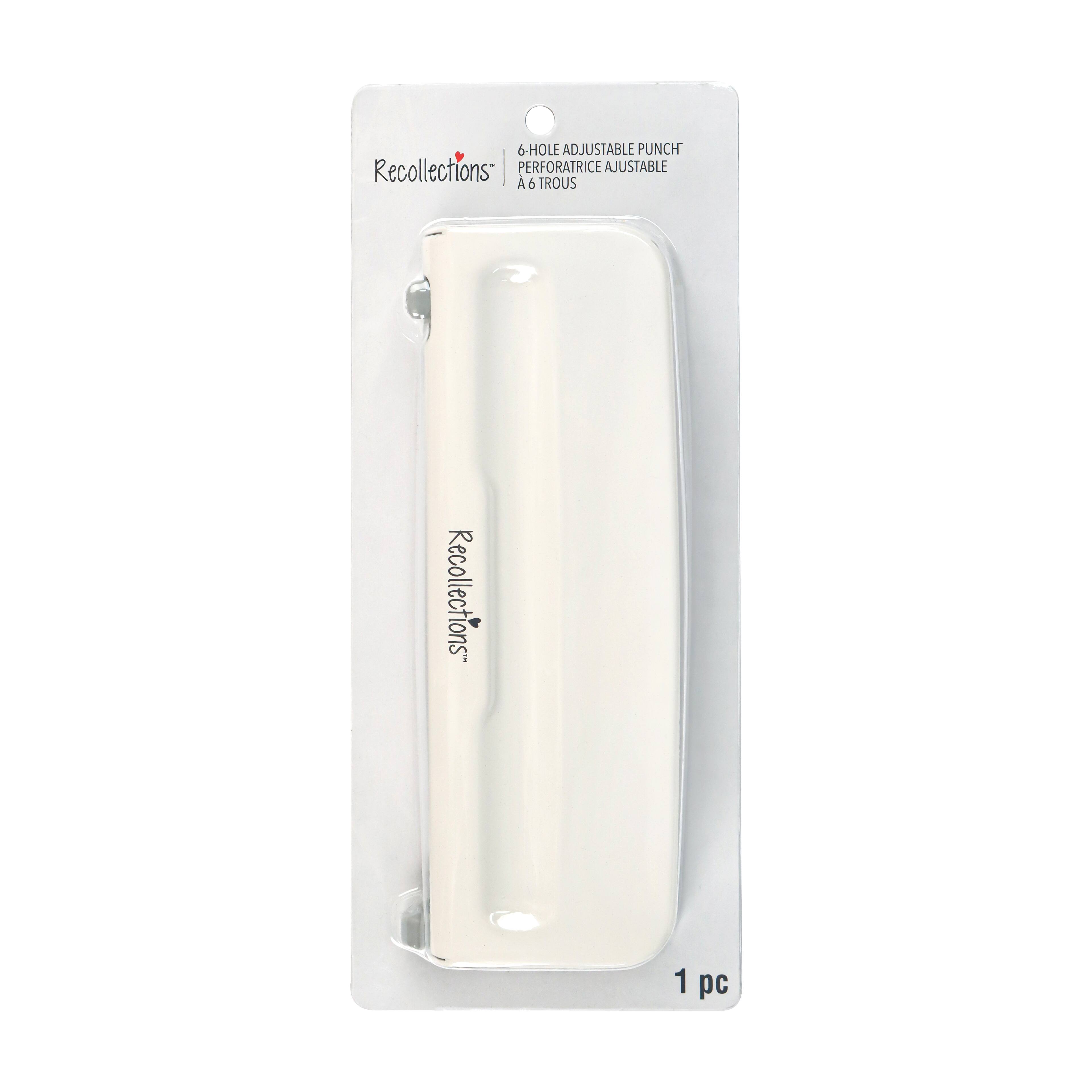 6 Pack: 6-Hole Adjustable Punch by Recollections™