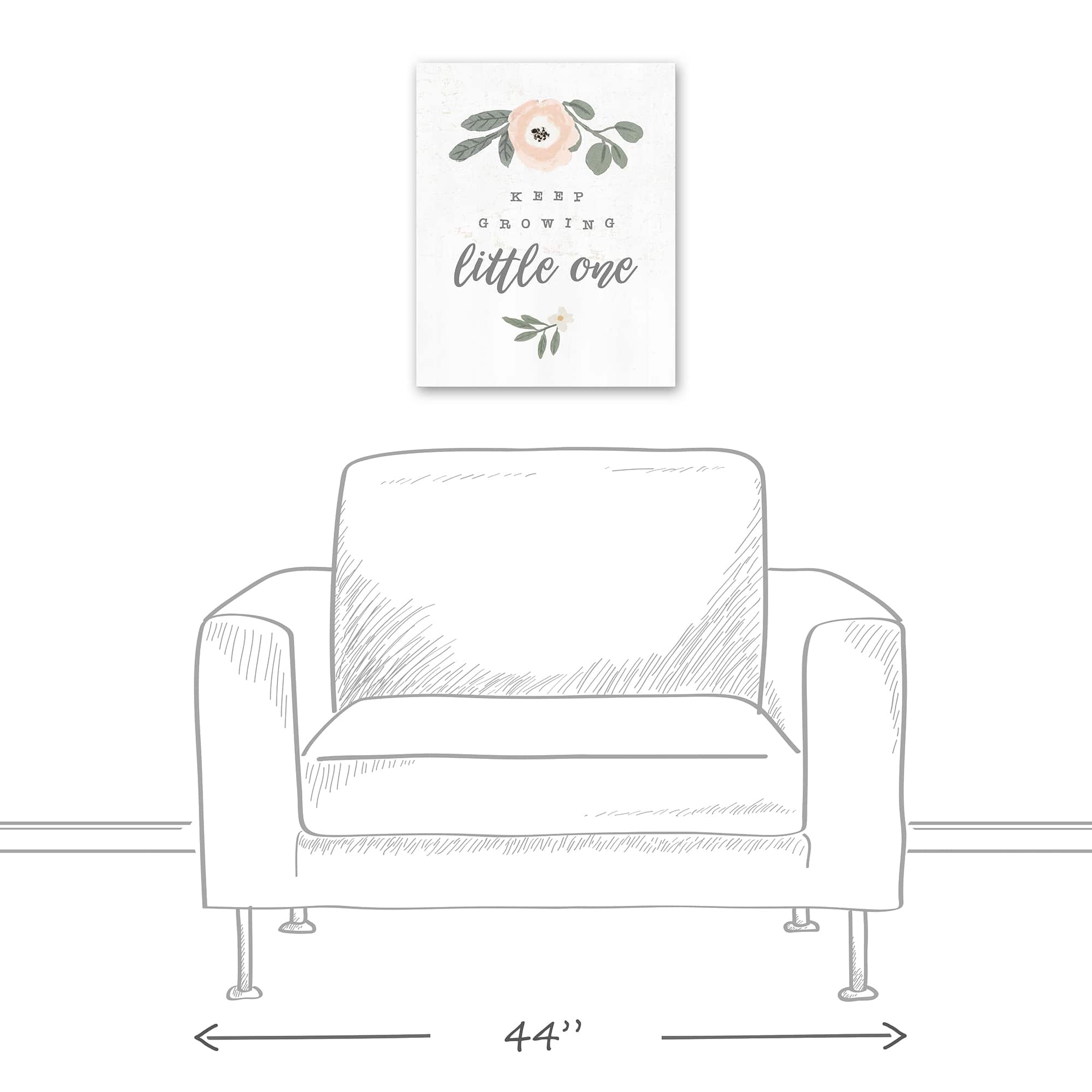 Keep Growing 16" x 20" Canvas Wall Art