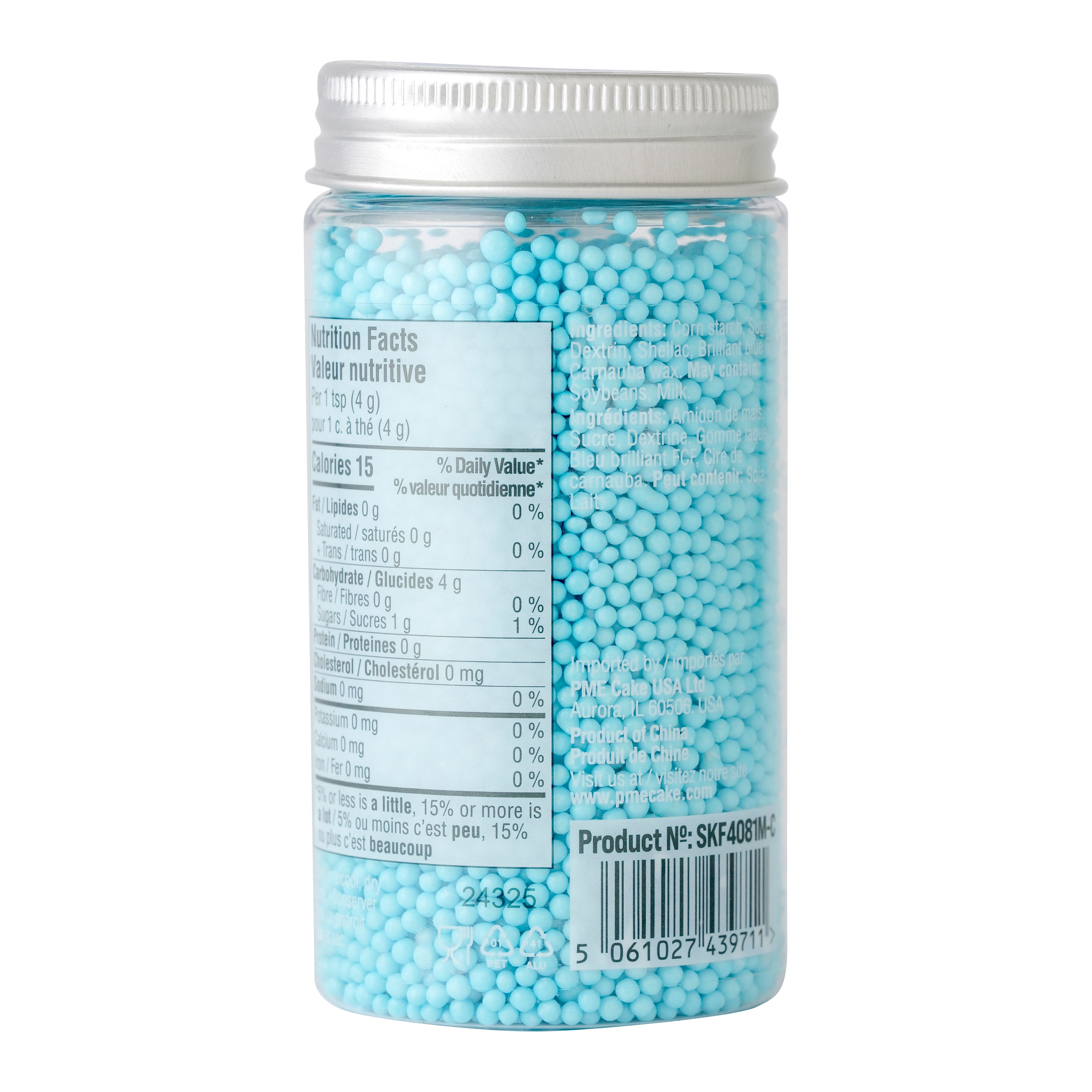 PME Cake Sweet Street® 3.8oz. Nonpareils Sprinkles