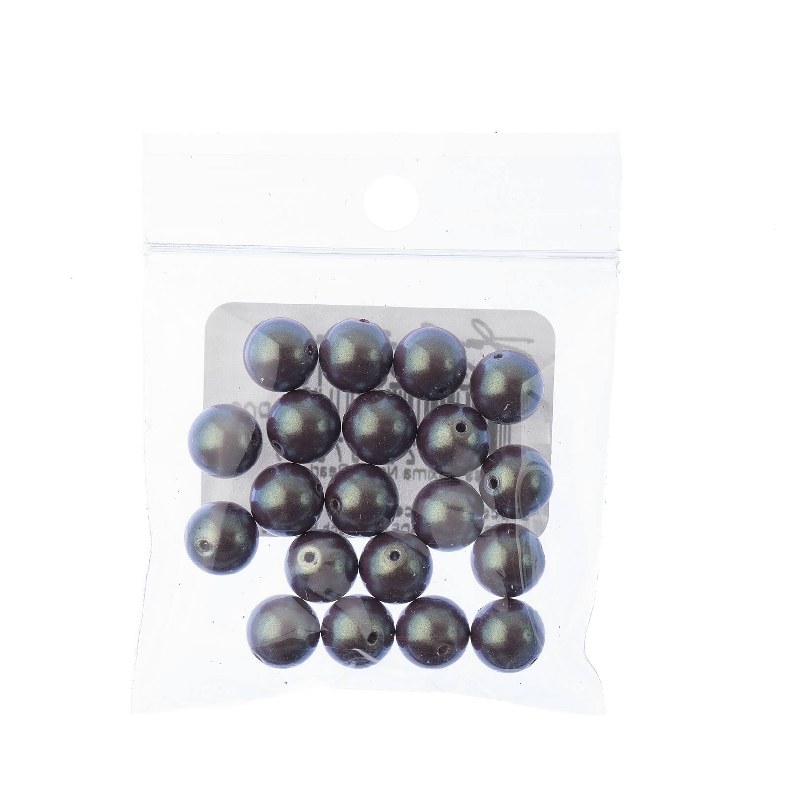 Preciosa Maxima 8mm Pearlescent Glass Nacre Pearls, 20ct.
