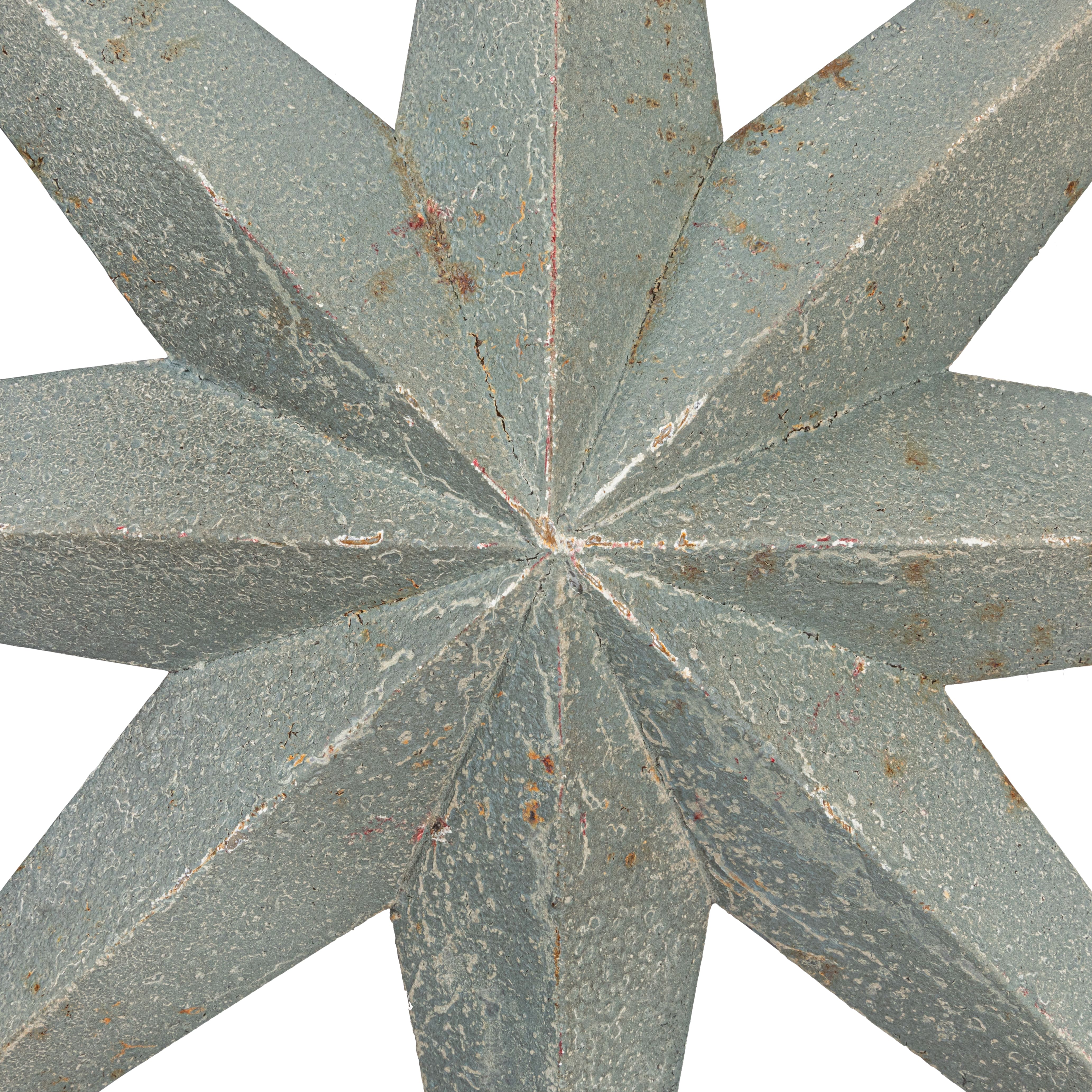 Hello Honey® Metal Compass Wall, Distressed Aqua