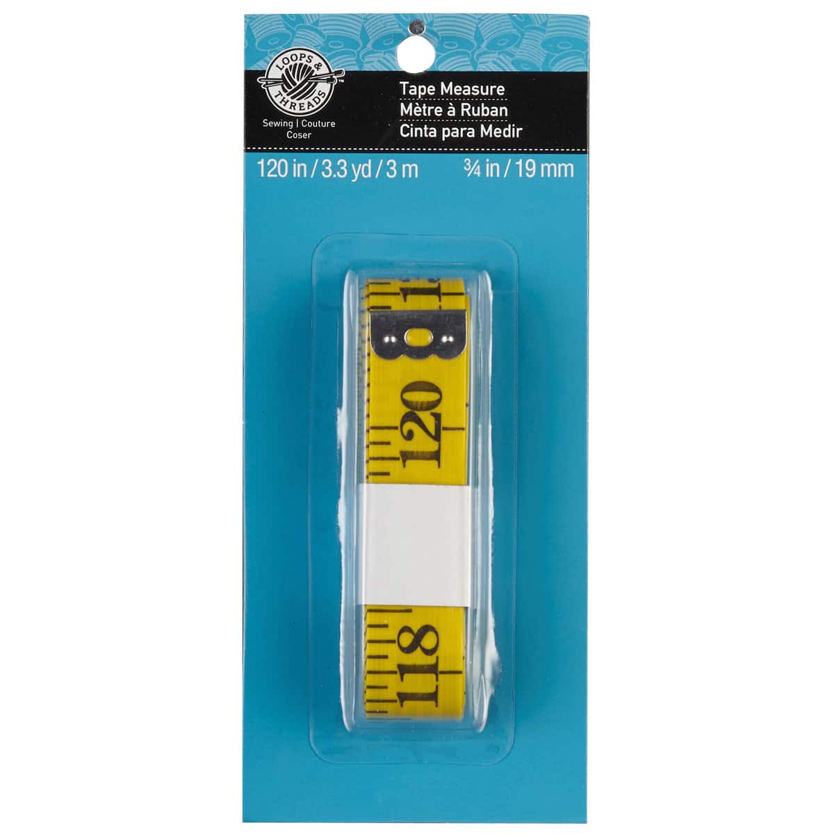 12 Pack: 120" Tape Measure by Loops & Threads™