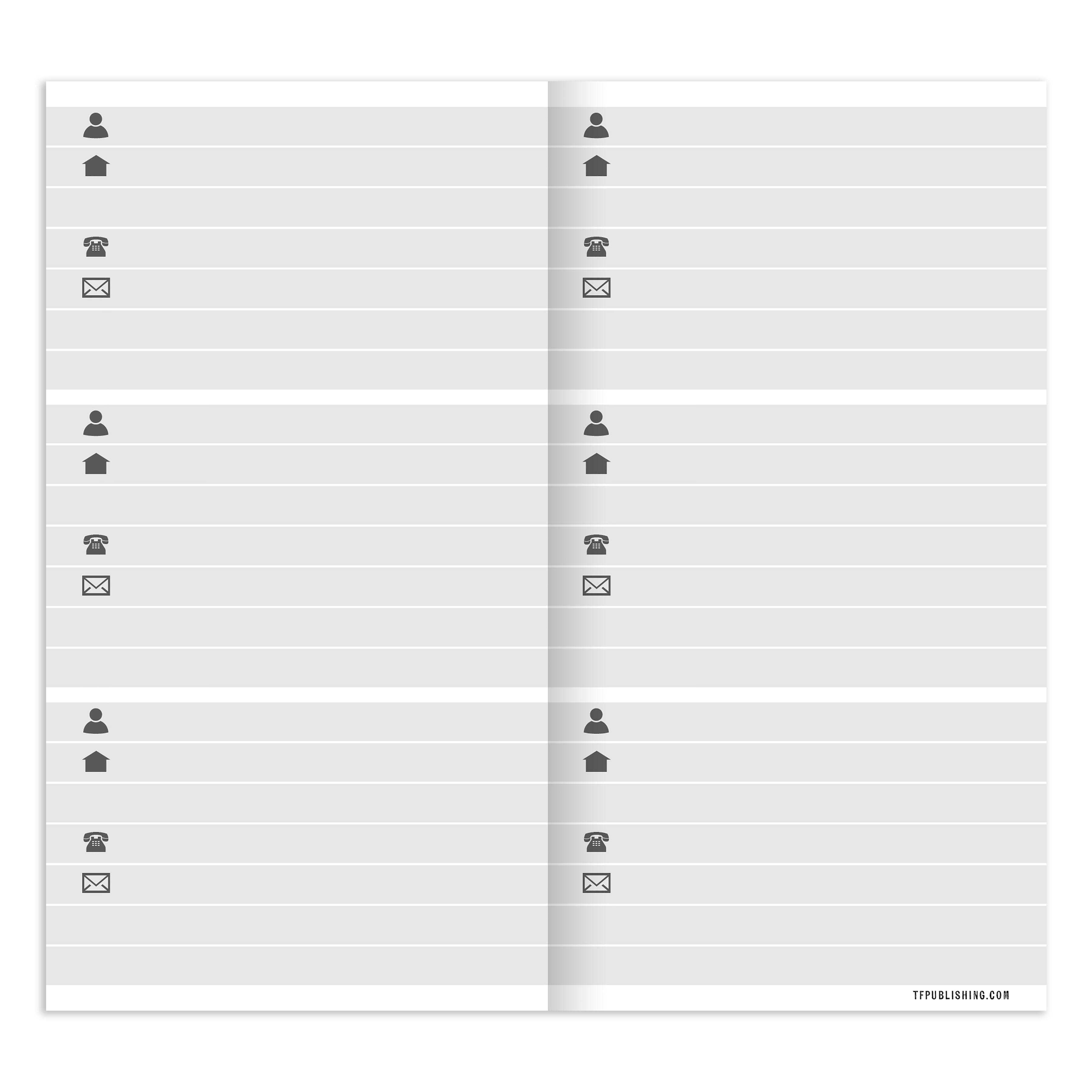 TF Publishing Pink Address Book