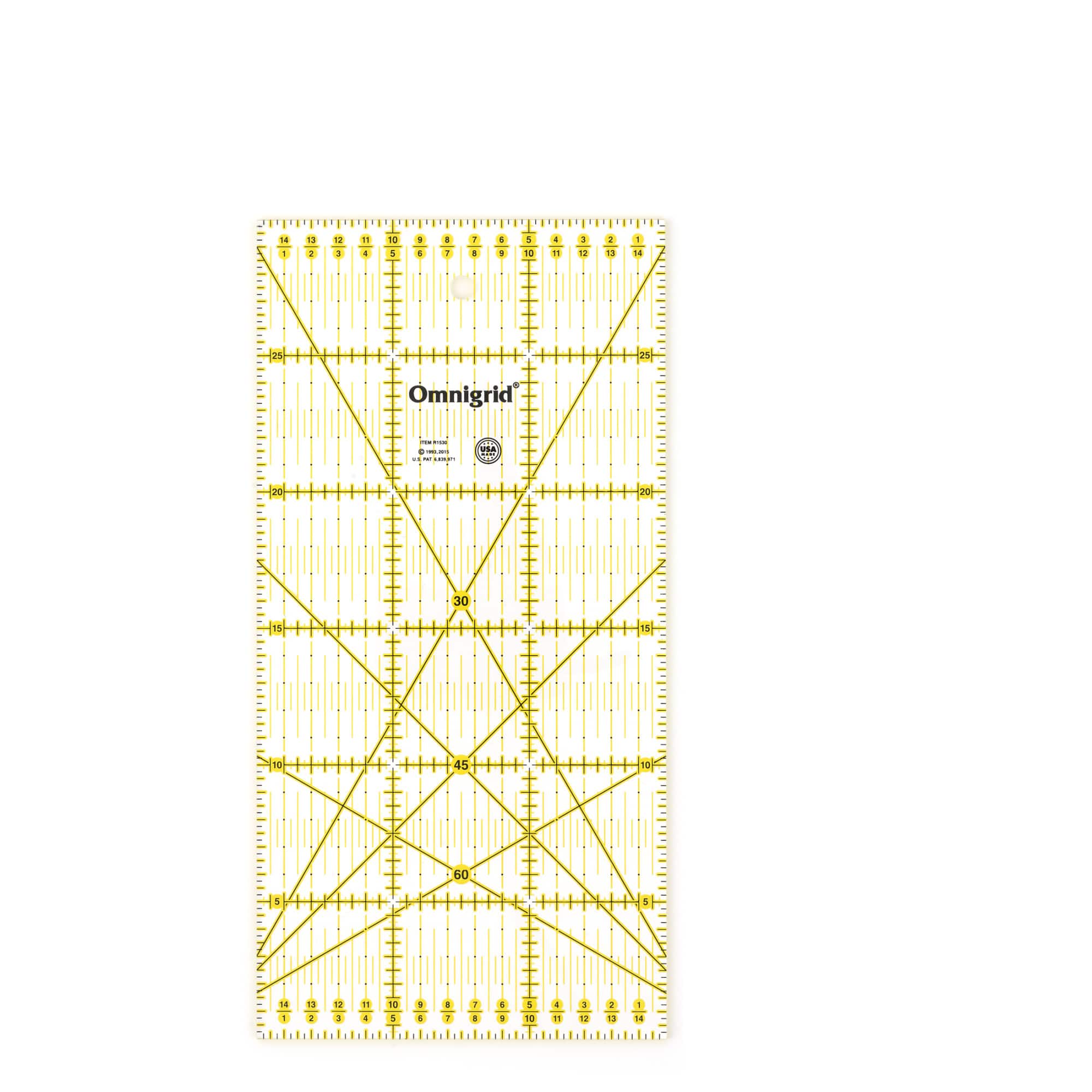 Omnigrid® 15cm x 30cm Rectangle Metric Quilting & Sewing Ruler