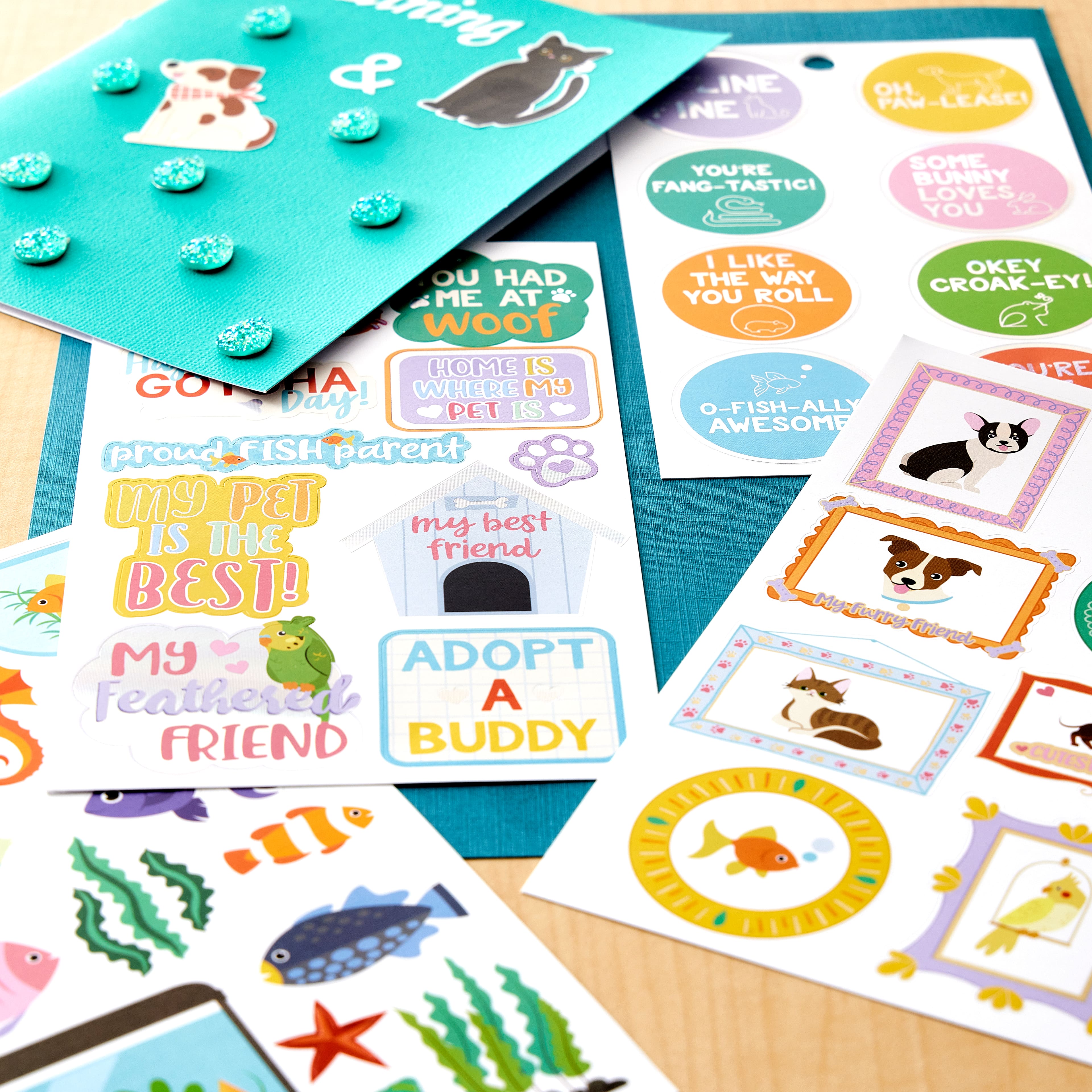 12 Pack: Best Pet Ever Stickers by Recollections™