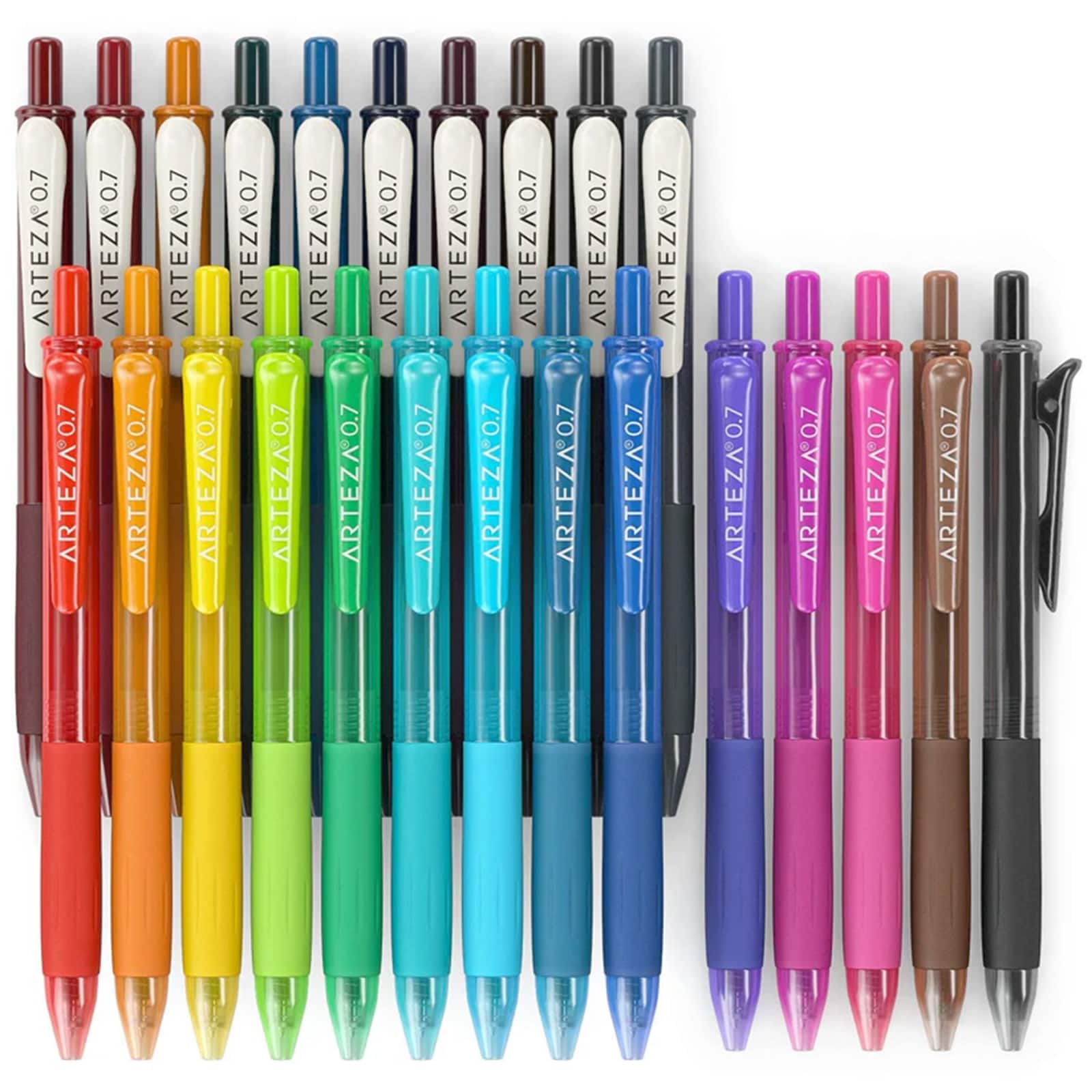 Arteza® Vintage & Bright 0.7mm Retractable Gel Pen Set
