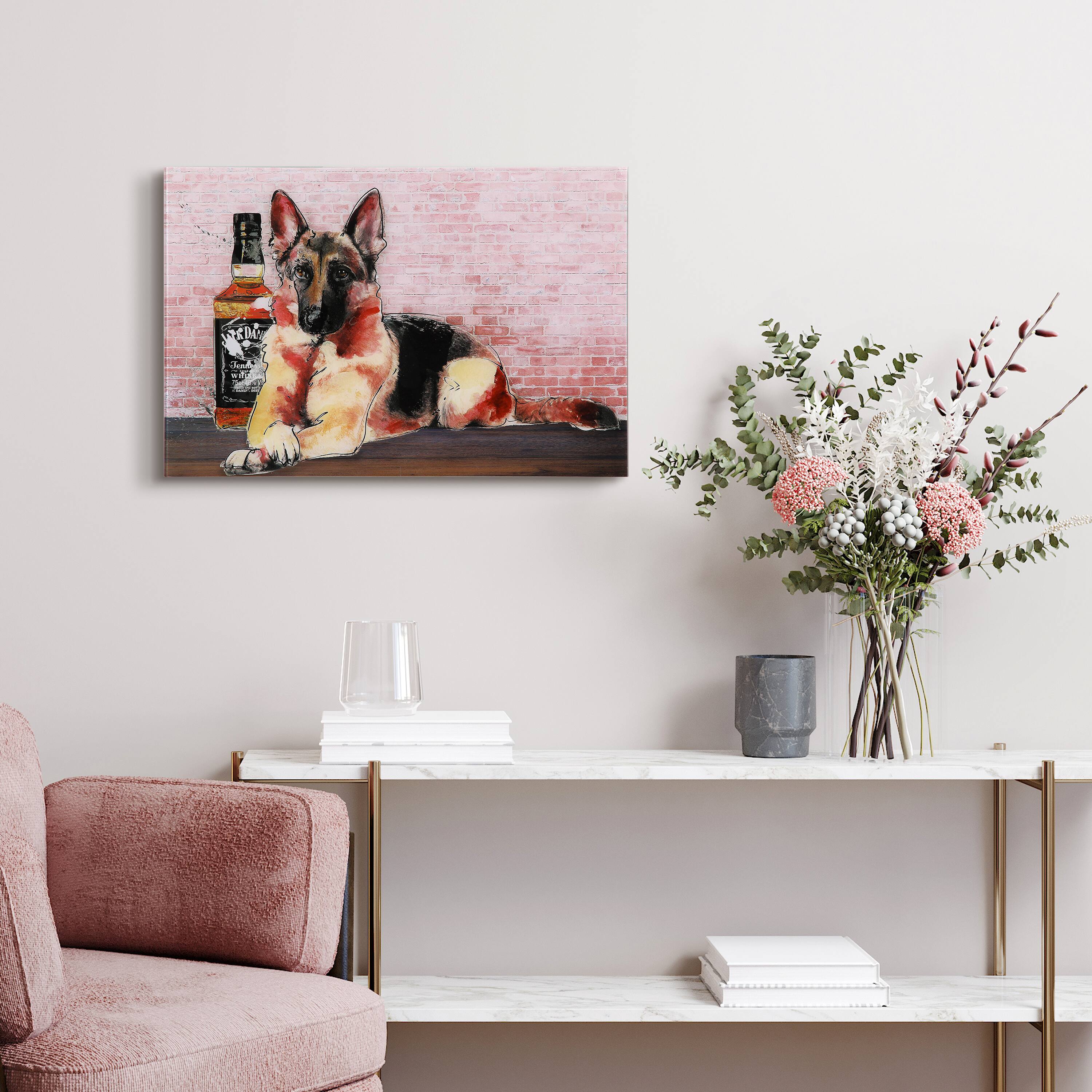 Empire Art Direct 24" x 16" German Jack Frameless Free Floating Printed Tempered Glass Wall Art