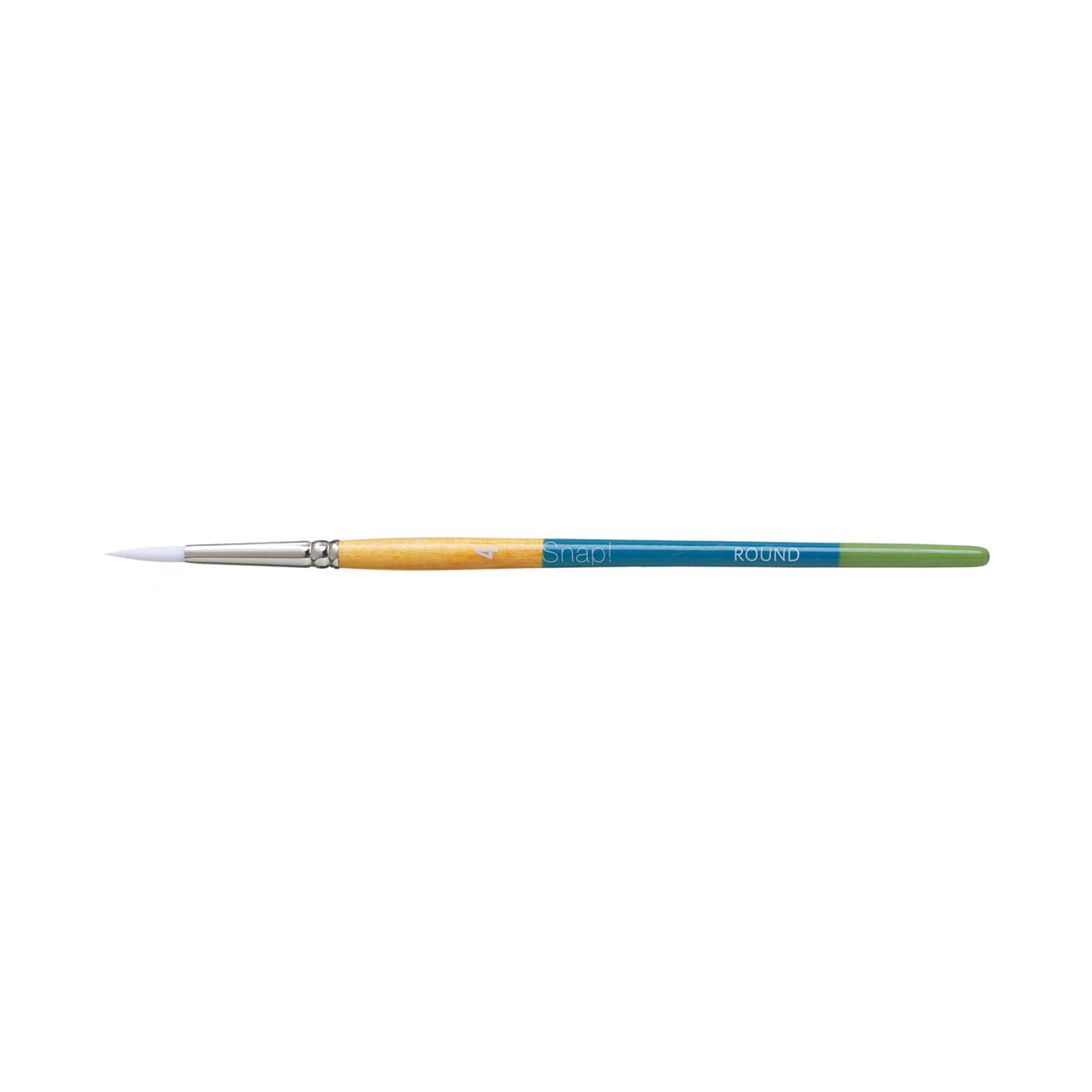 Princeton™ Snap!™ Series 9850 White Taklon Short Handle Round Brush