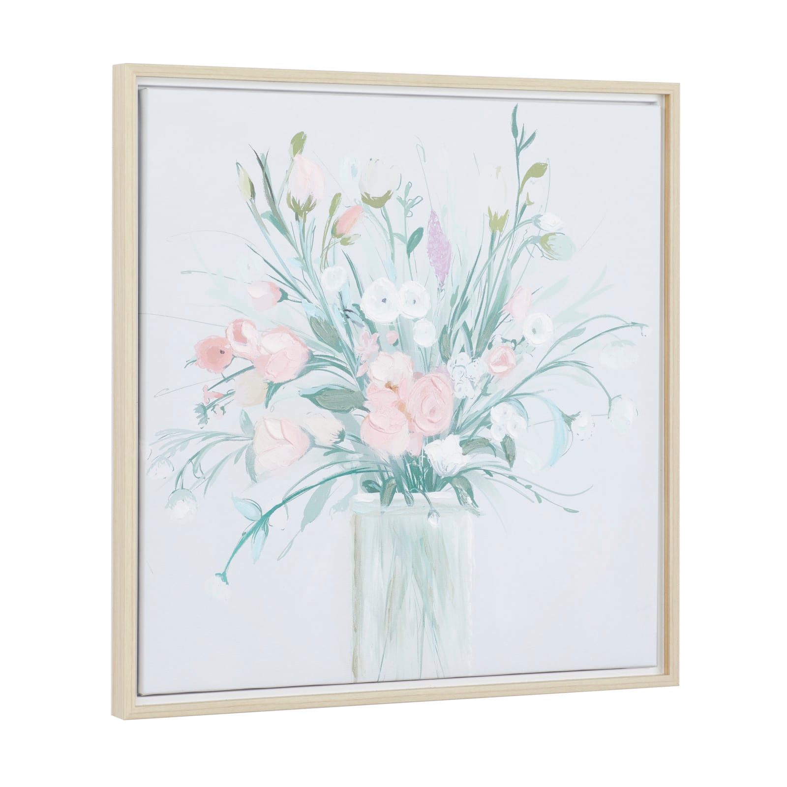 Multi Polystone French Country Framed Wall Art, 24" x 24"