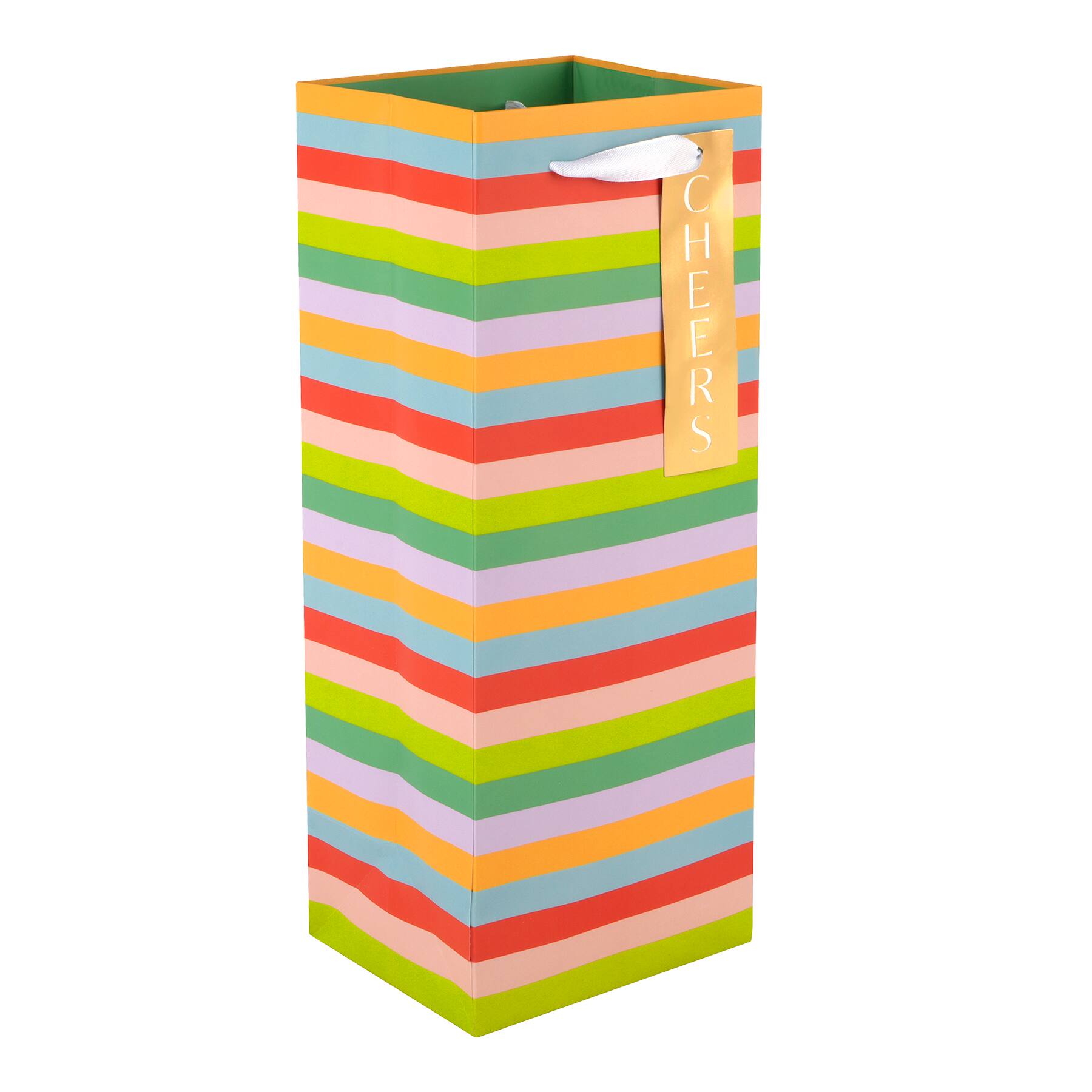 13" Striped Wine Bag by Celebrate It™