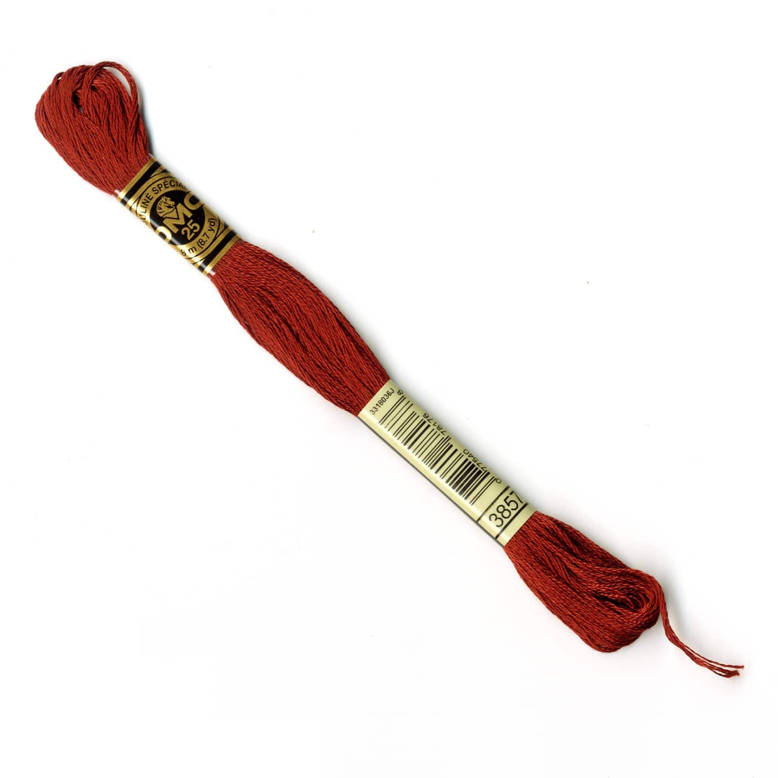 DMC® 6 Strand Embroidery Floss, Brown, Color: 3857 DK Rosewood