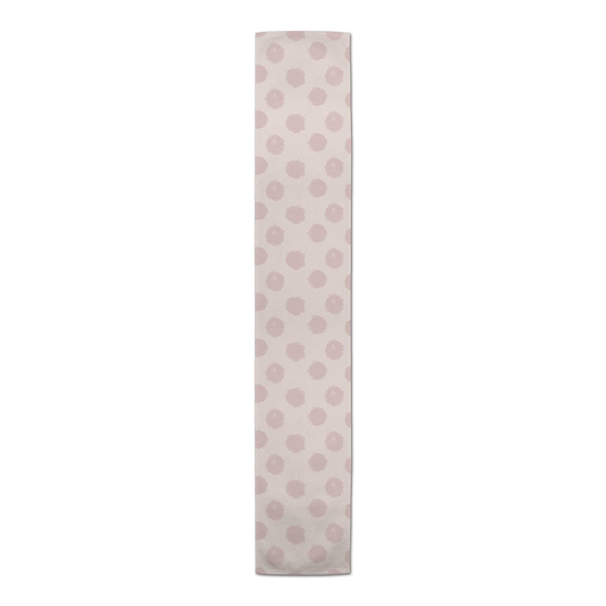 90" Polka Dots Cotton Twill Runner