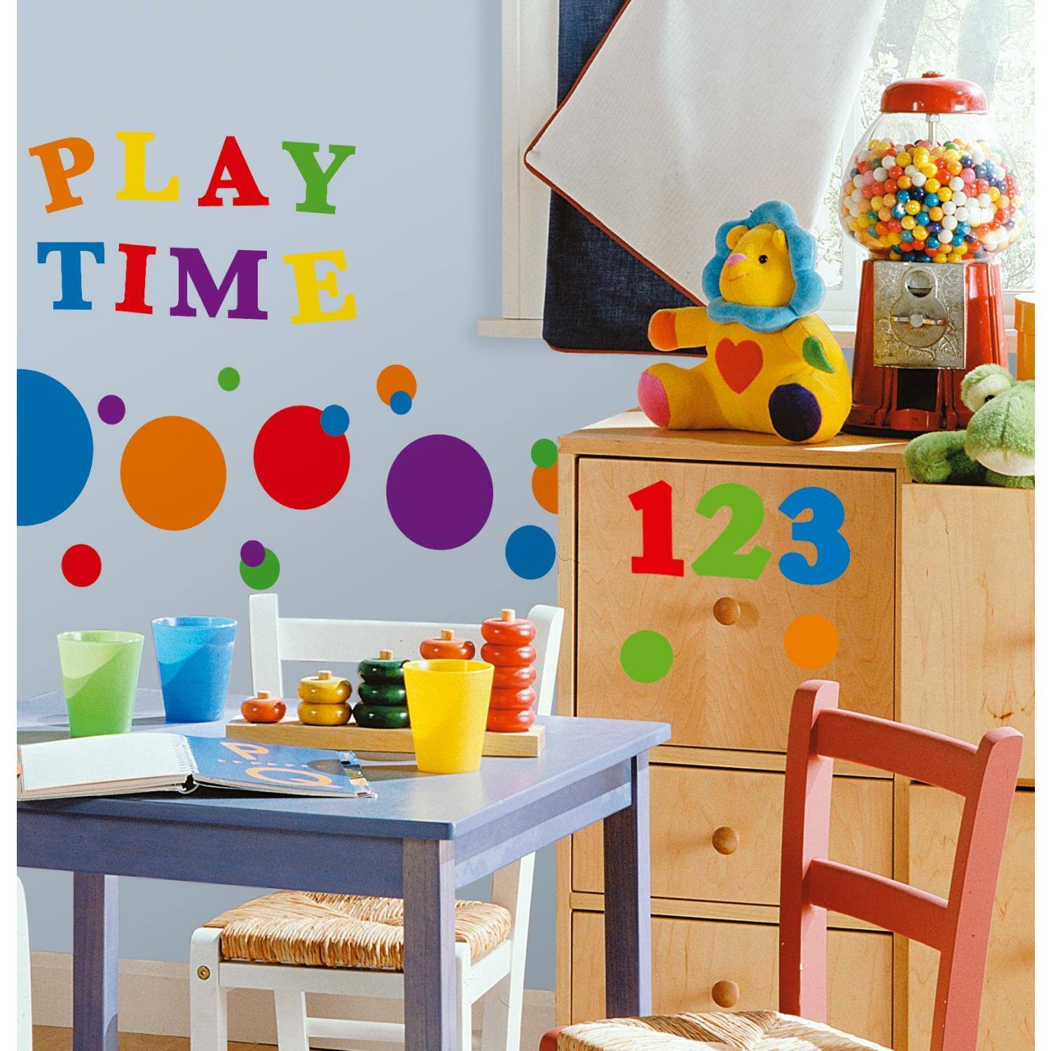 RoomMates Numbers Primary Peel & Stick Wall Decals