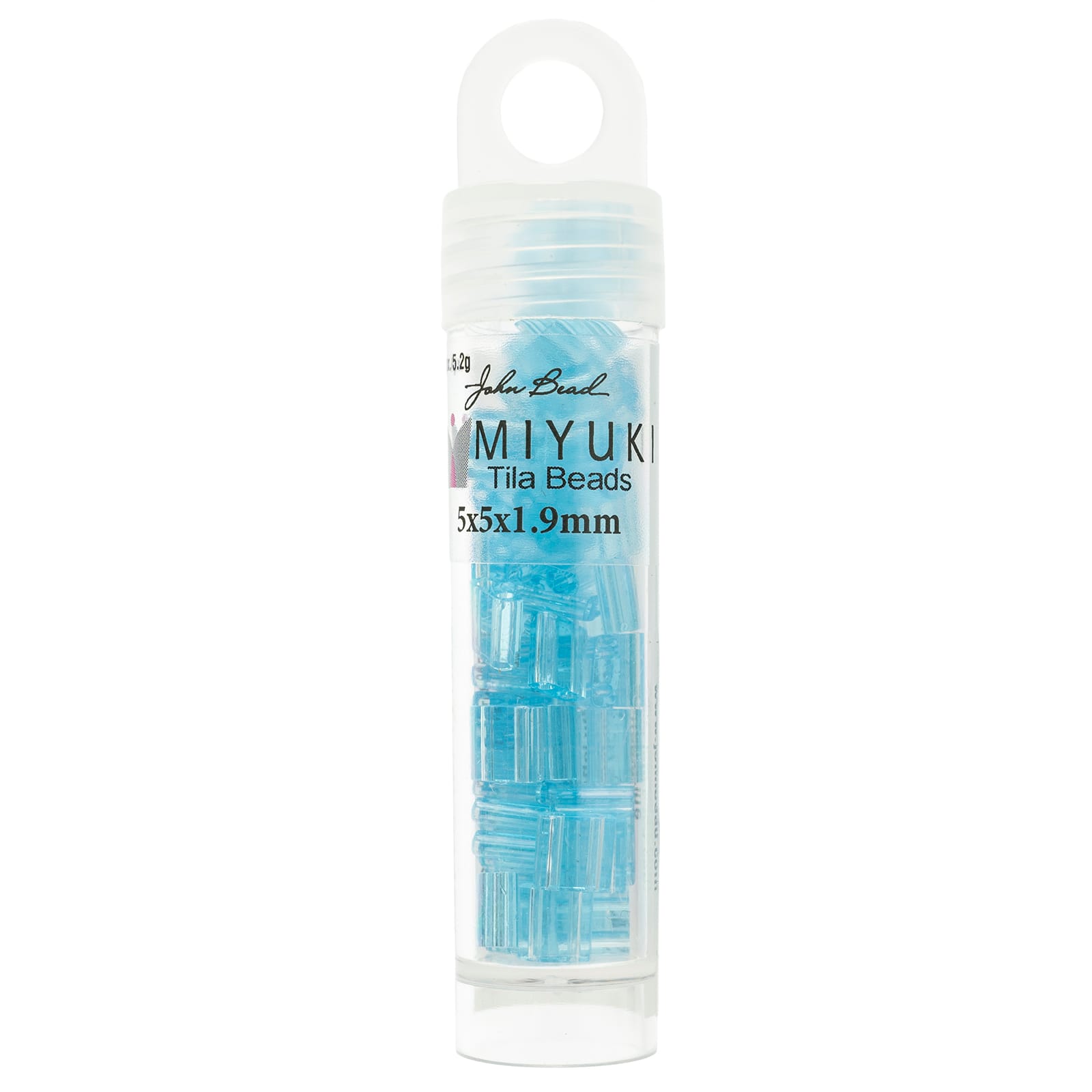 Miyuki® TILA® 5mm Transparent Glass Beads Vial