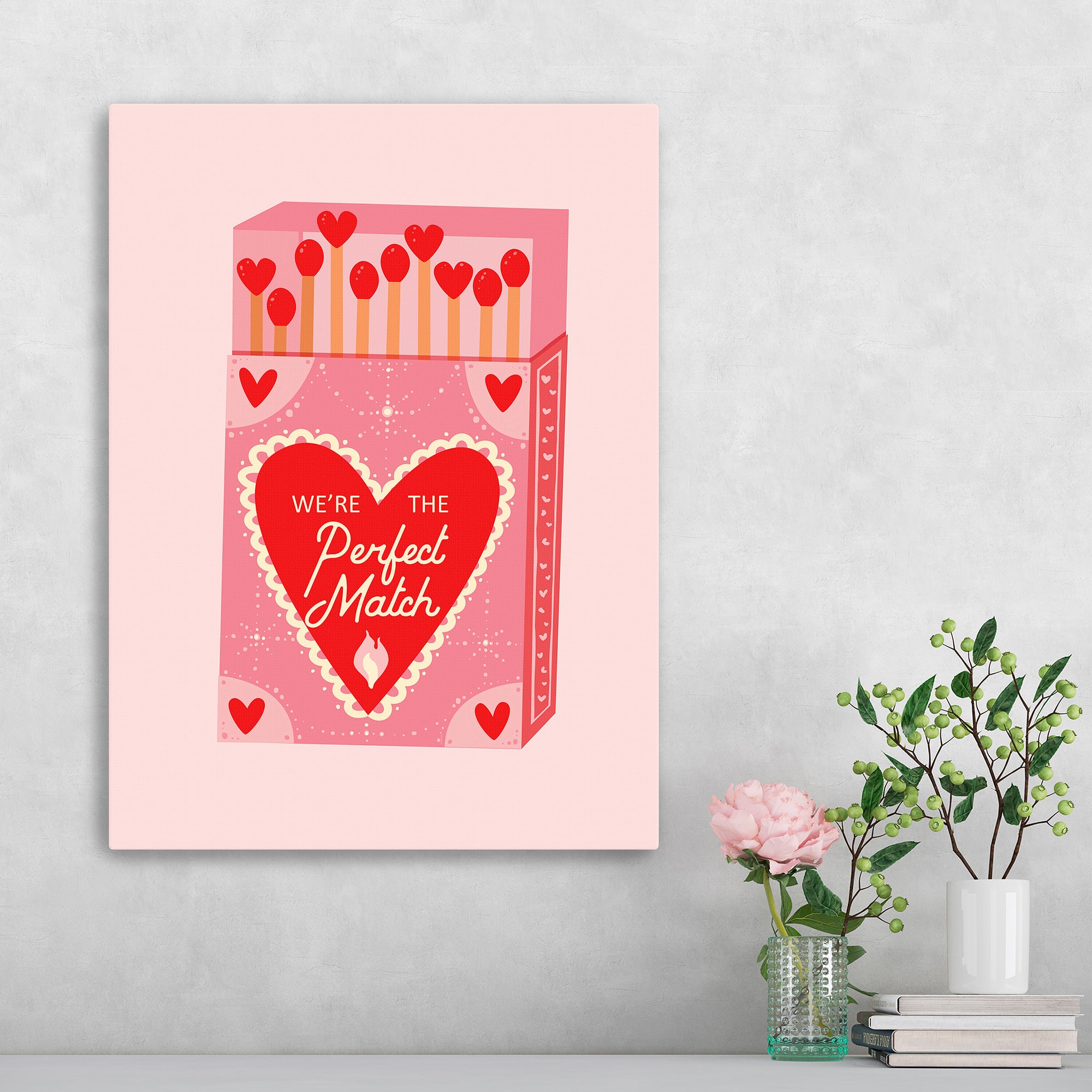Love Matchbox Canvas Giclée Art