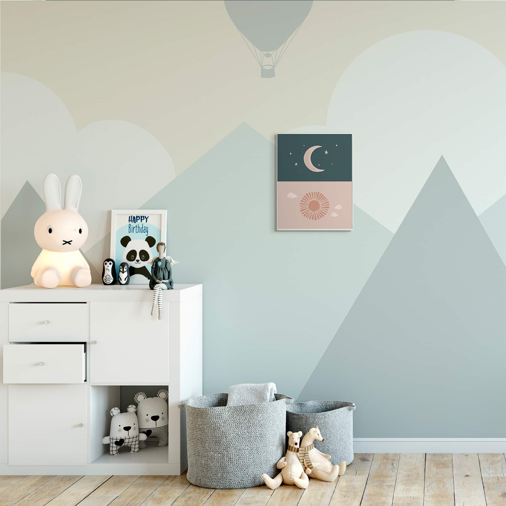 Stupell Industries Night Sky over Sunny Day Muted Tones Wall Plaque