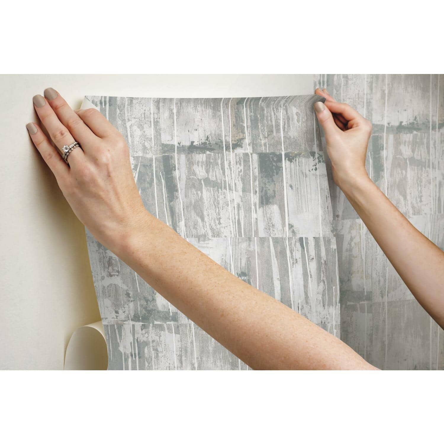 RoomMates Washout Peel & Stick Wallpaper