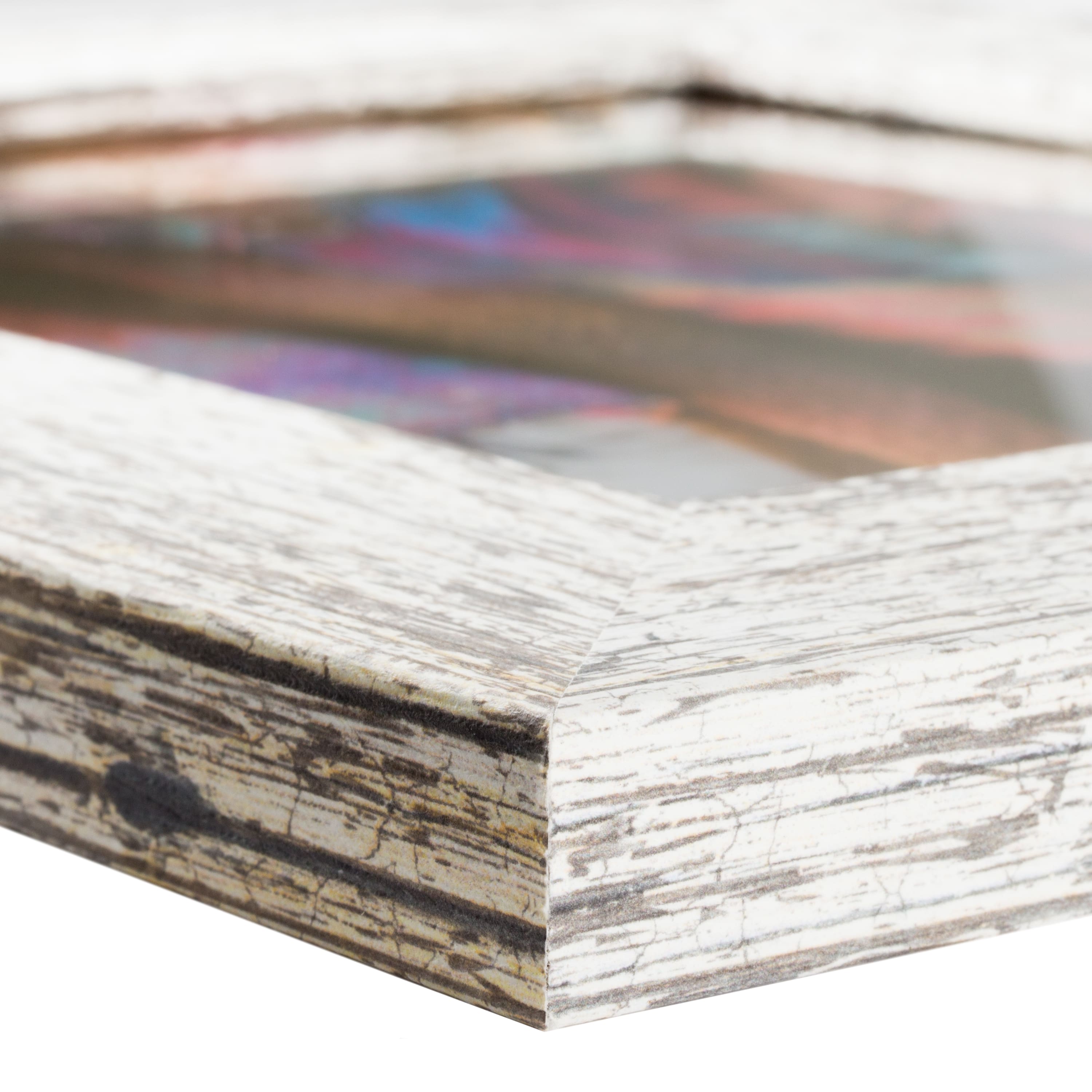 4 Pack American Barn Alabaster White Picture Frame with Mat by Craig Frames