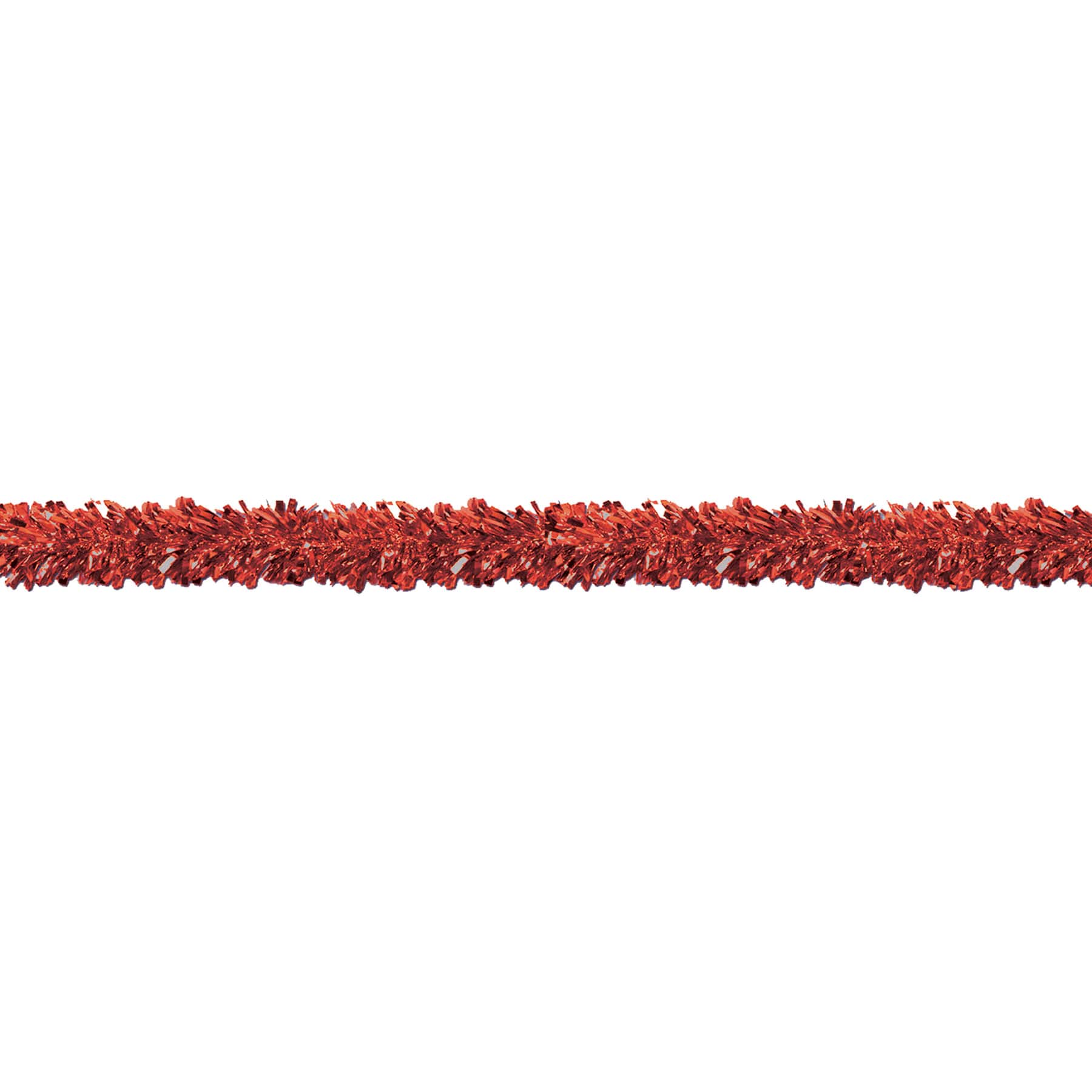 Beistle 15ft. Red 6-Ply Metallic Festooning Garland