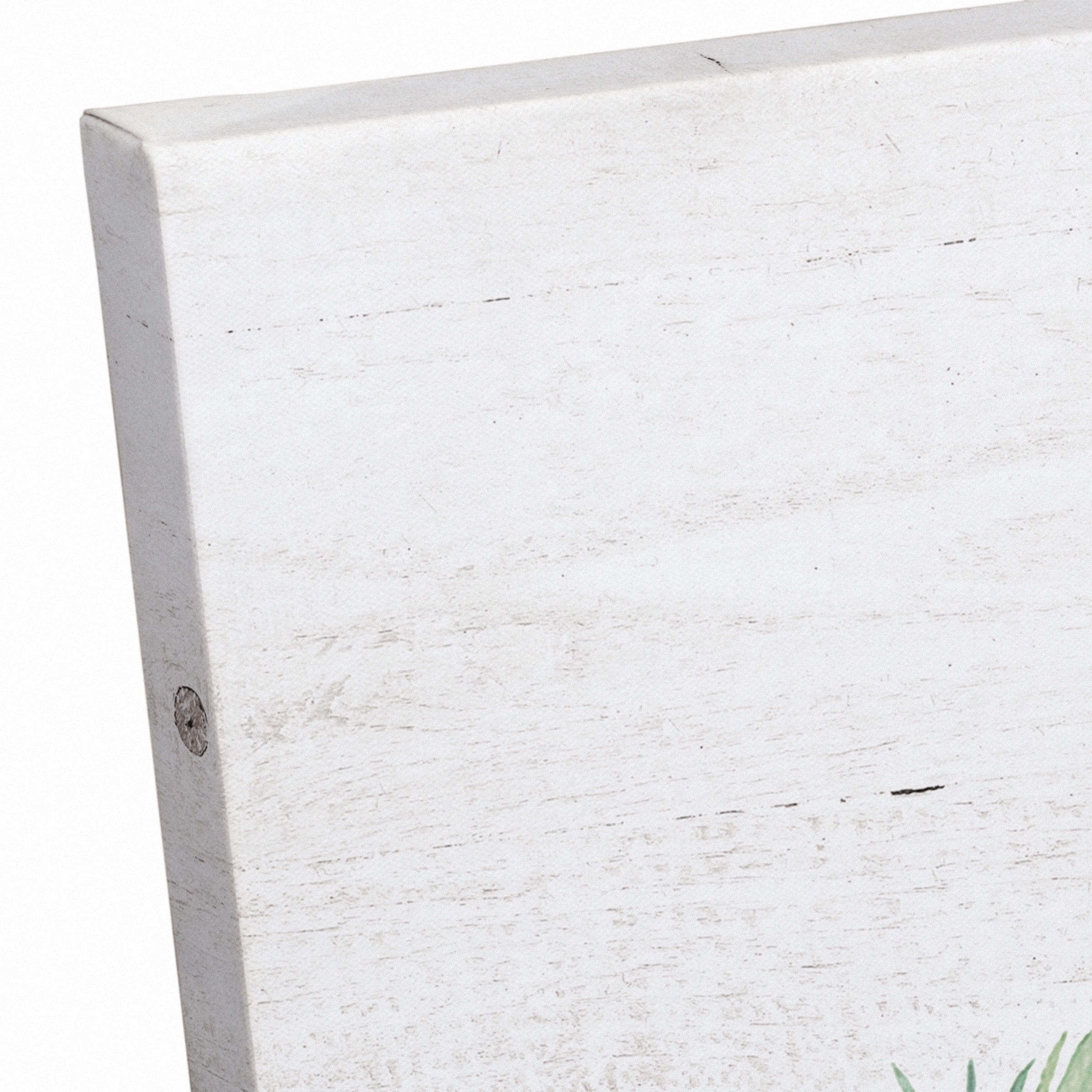 Green Gather Leaf 11" x 14" Canvas Wall Art