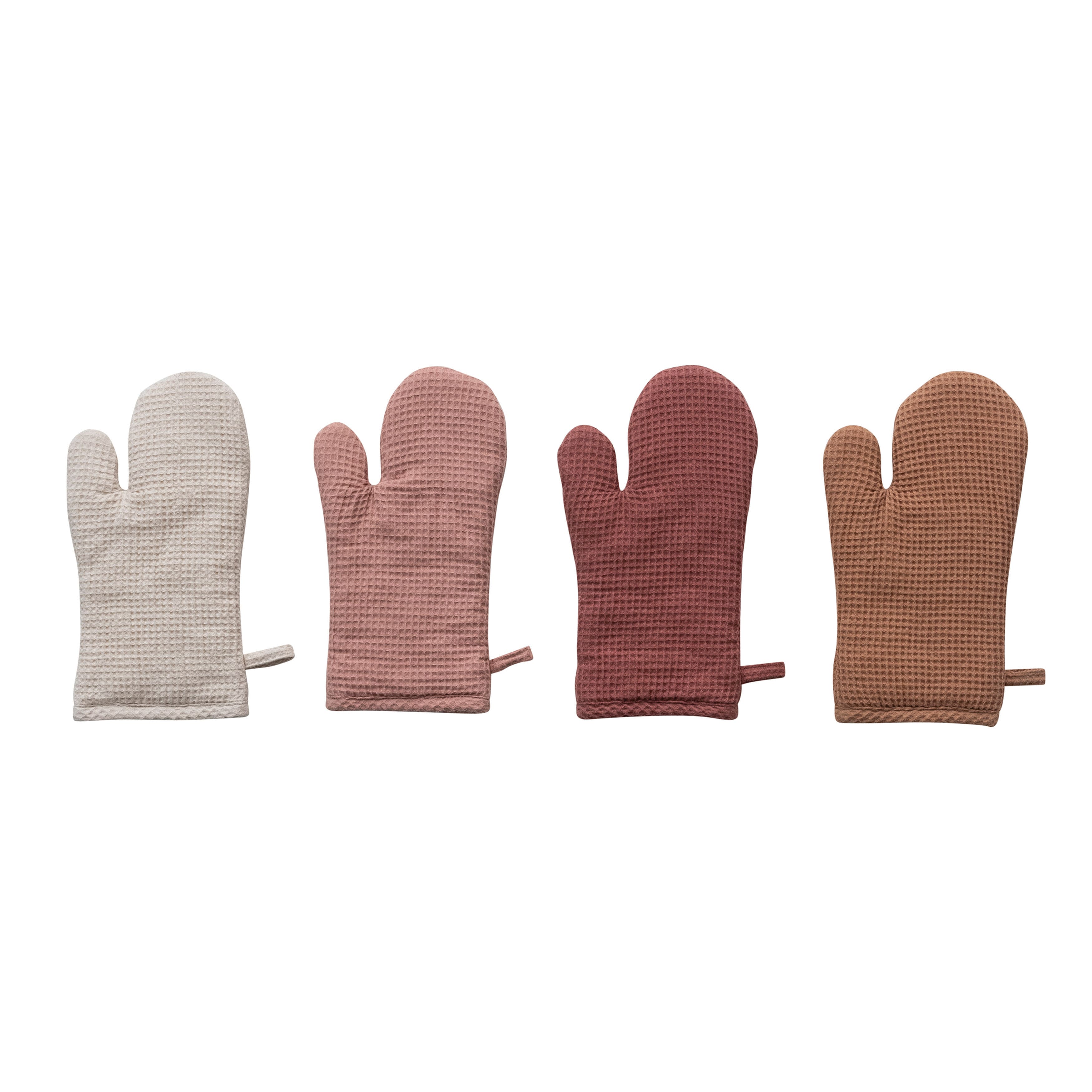 Hello Honey® Woven Linen & Cotton Waffle Hot Pad Mitt