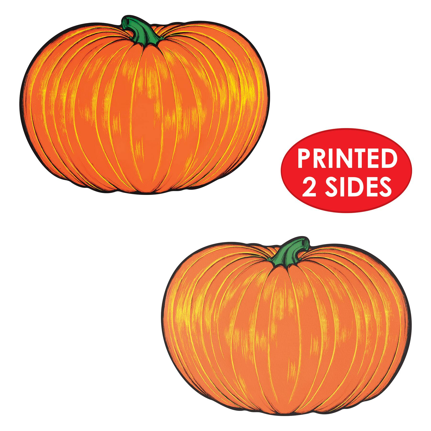 Beistle 3.5" x 5" Mini Pumpkin Cutouts, 30ct.