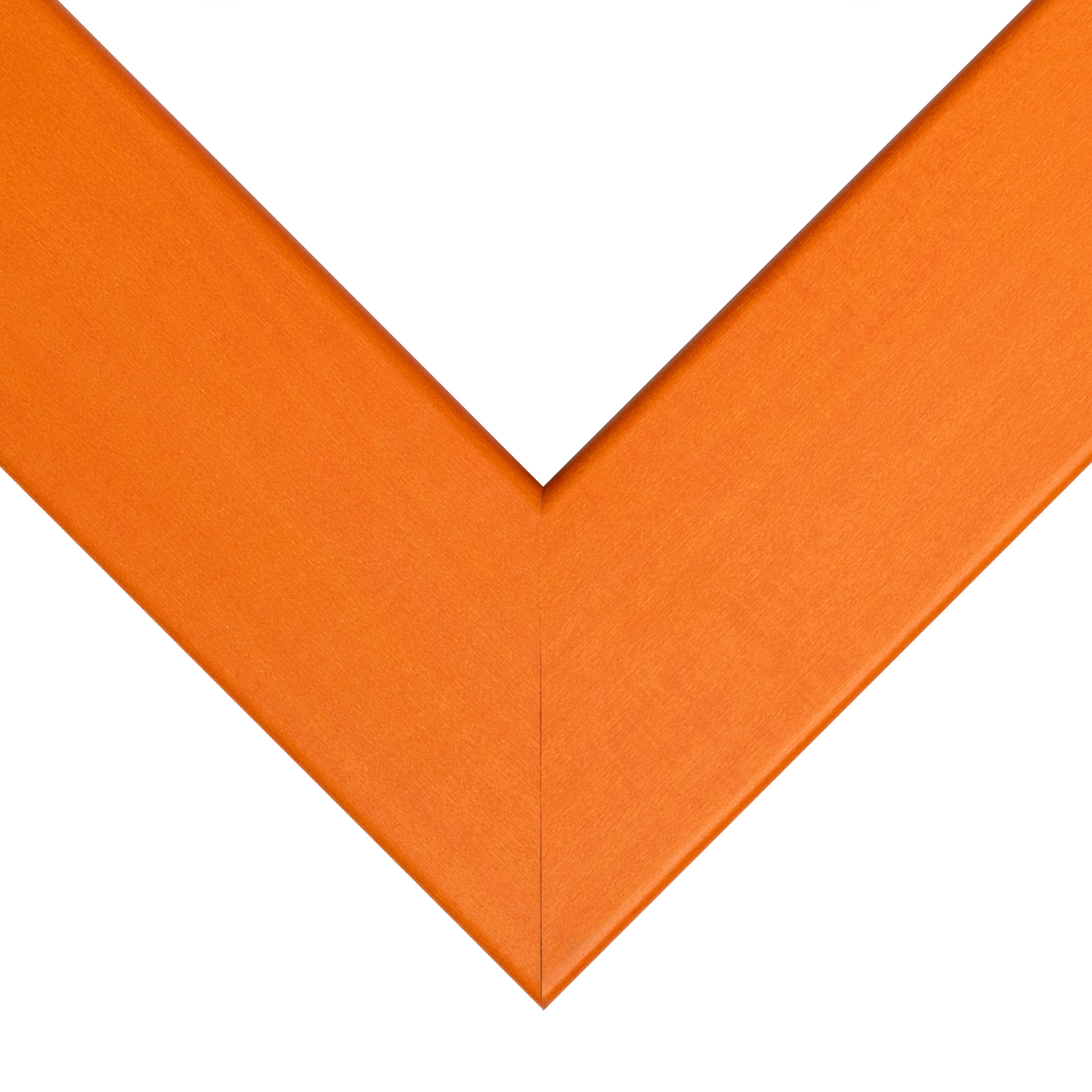 Frame USA Colori Large Orange Single Image Picture Frame with Mat