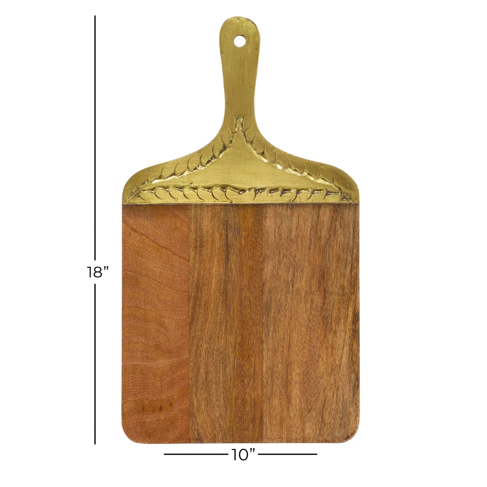 18" Brown Wood Natural Decorative Cutting Board
