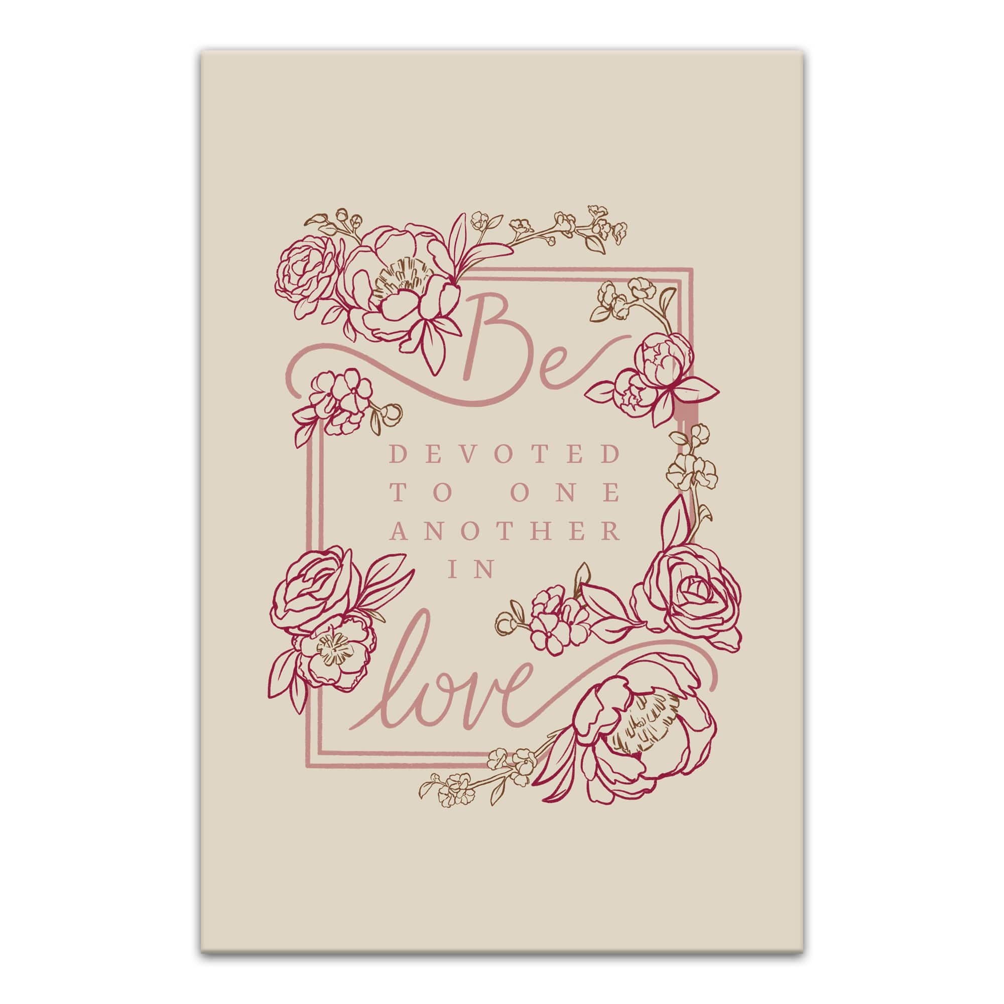 Be Devoted 20" x 30" Canvas Wall Art