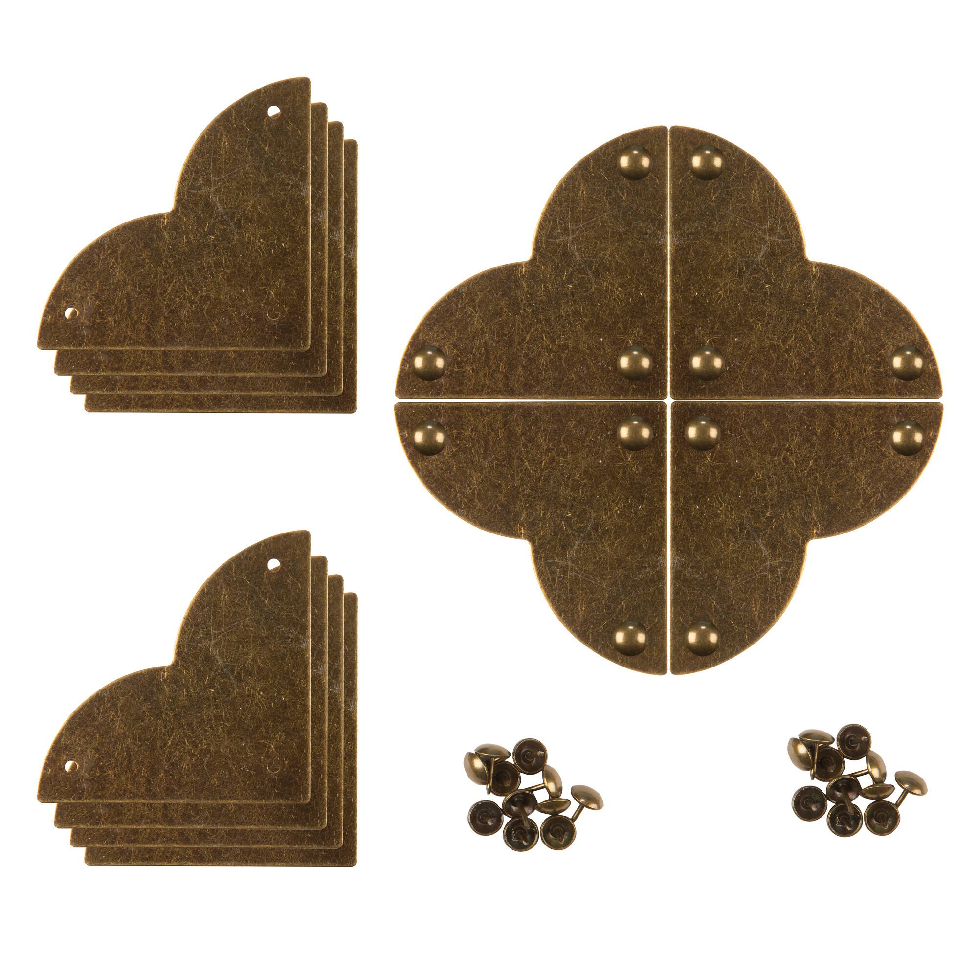 Dritz® Home Pack of 3 Large Textured Quatrefoil Corners, 3ct.