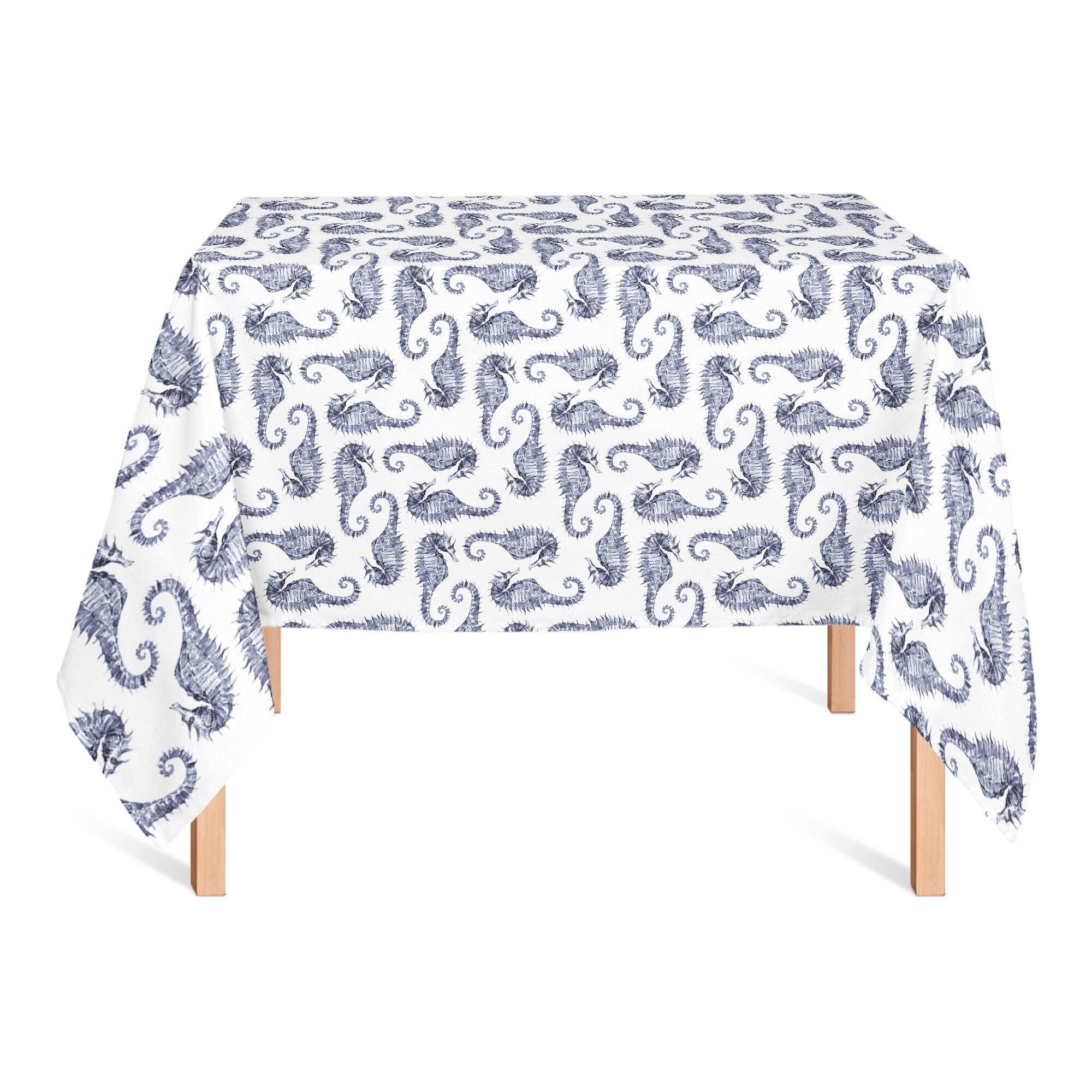 Seahorse Pattern Tablecloth