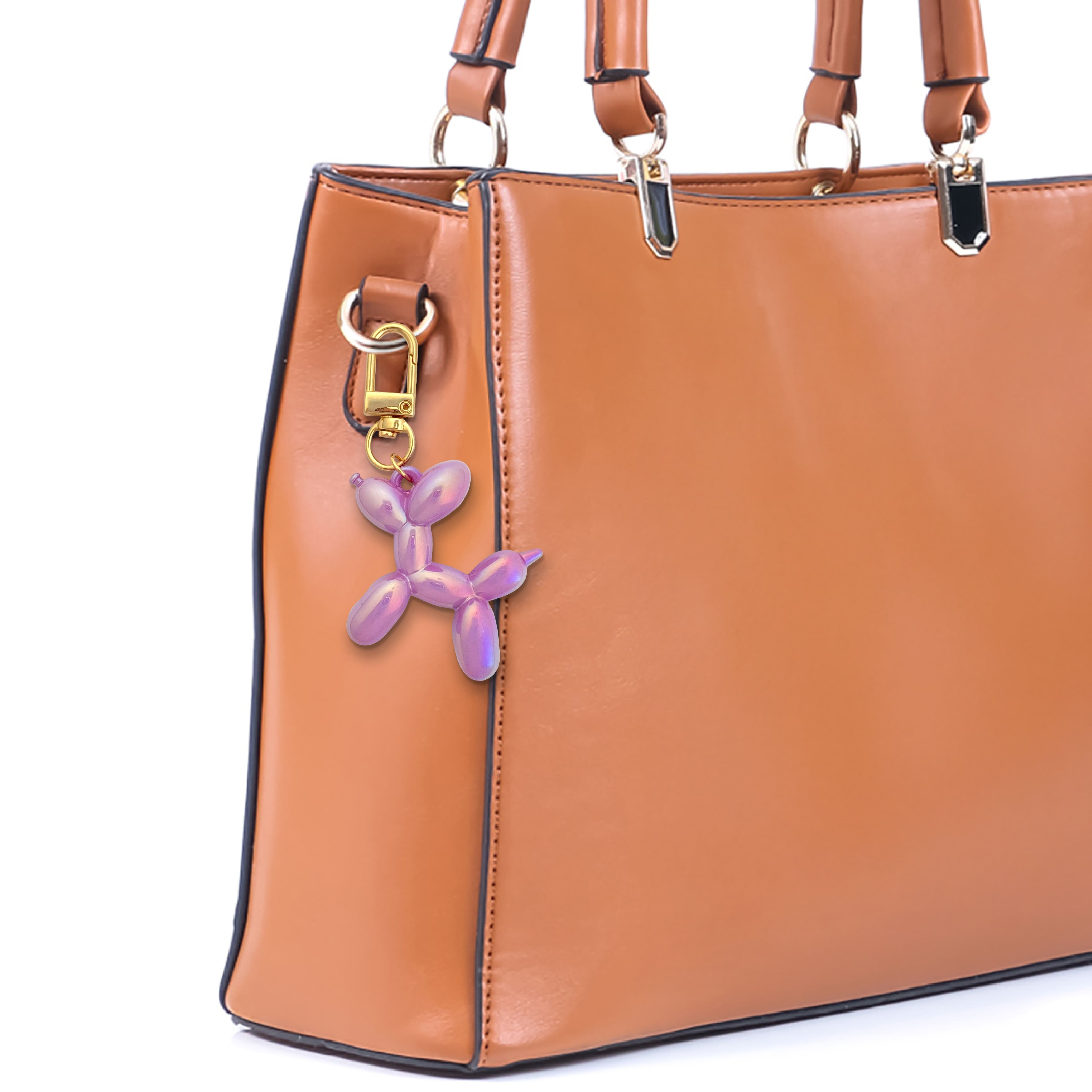 Blue Moon Studio™ Lilac AB Balloon Dog Bag Charm