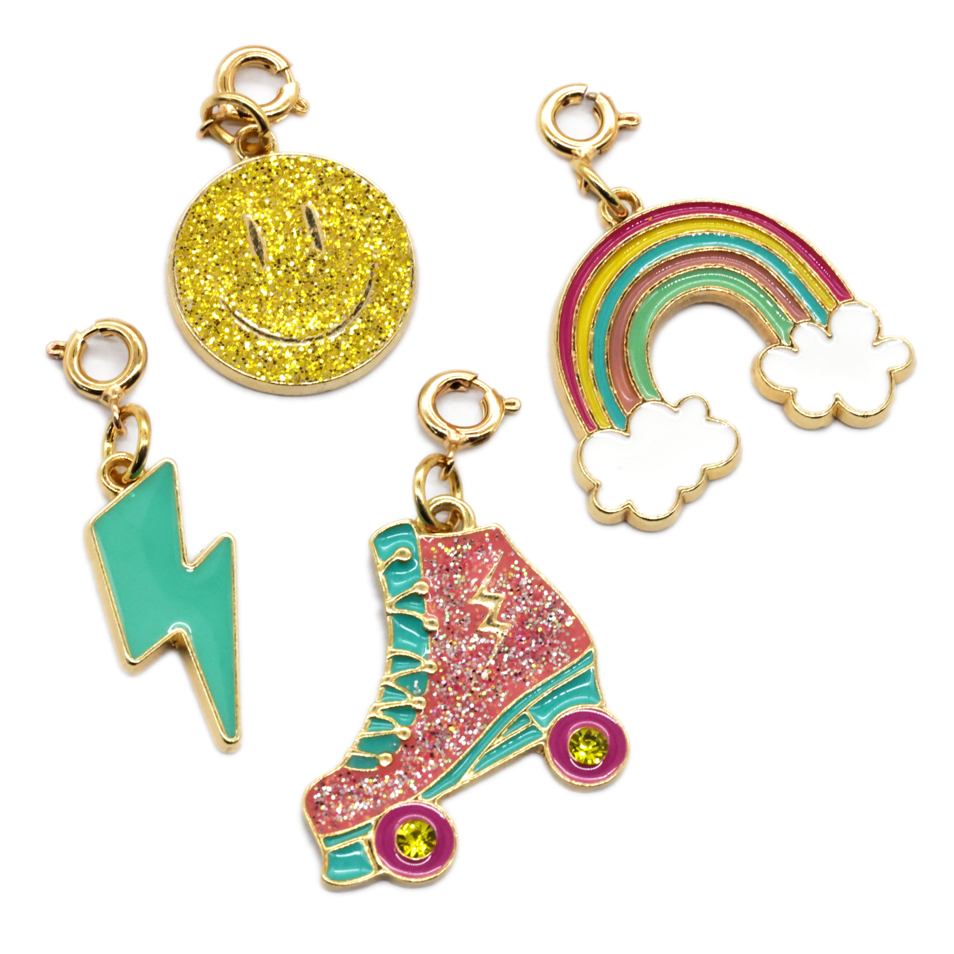 Breloques de style rétro de Creatology, 4 unités