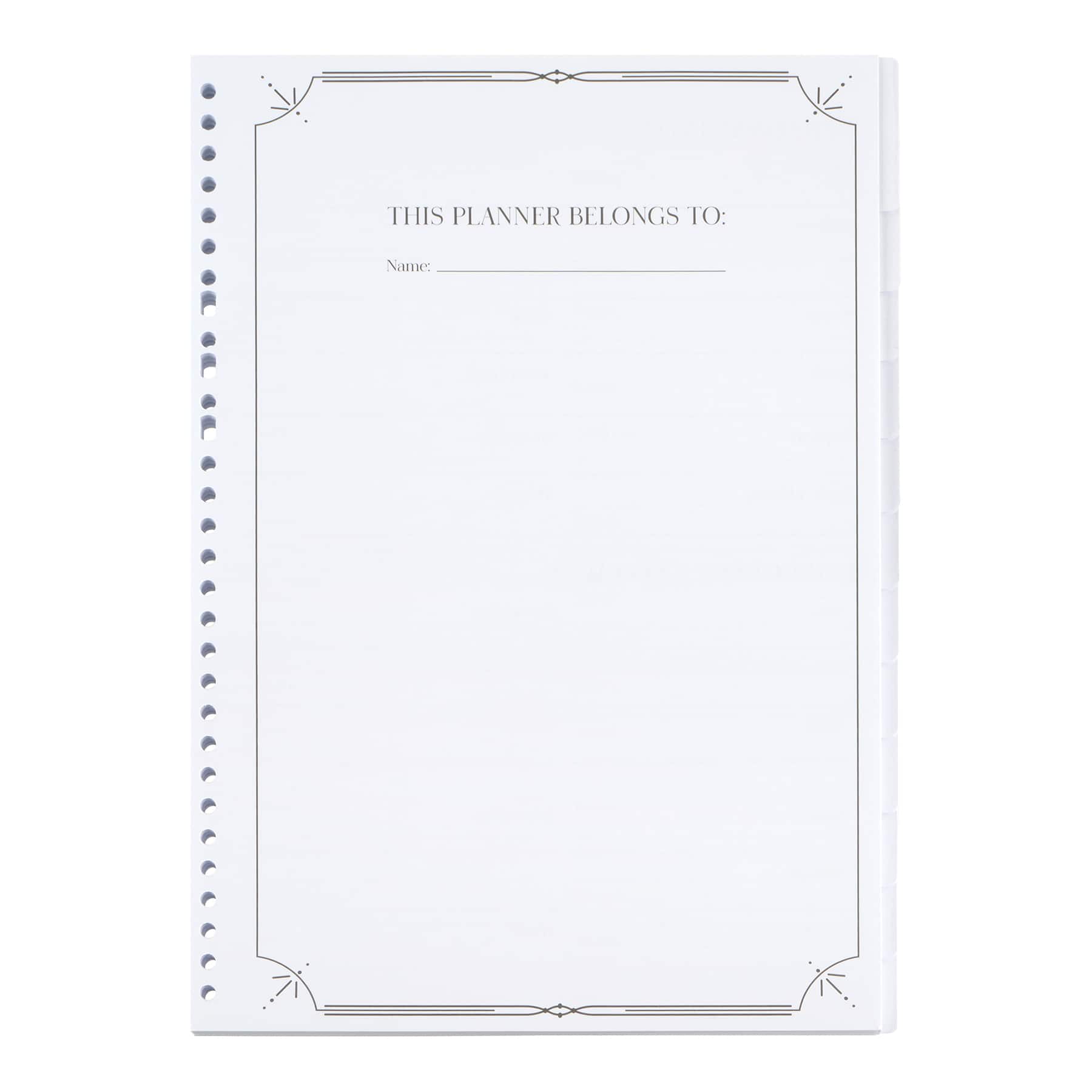 8.2" x 11.6" A4 Full Year Planner Fill Paper, 81 Sheets by Recollections™
