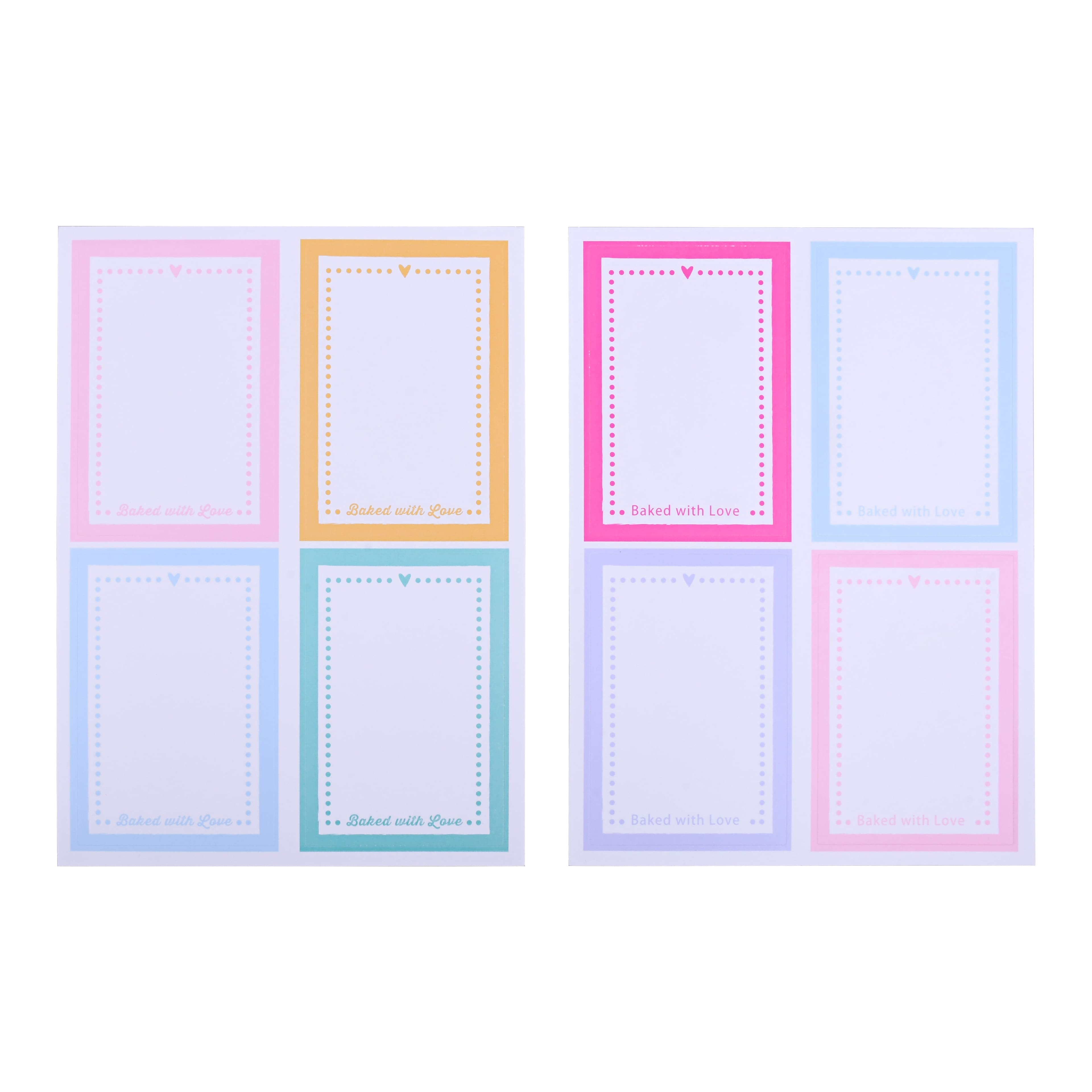 Baked With Love Rectangle Stickers, 16ct. by Makery™