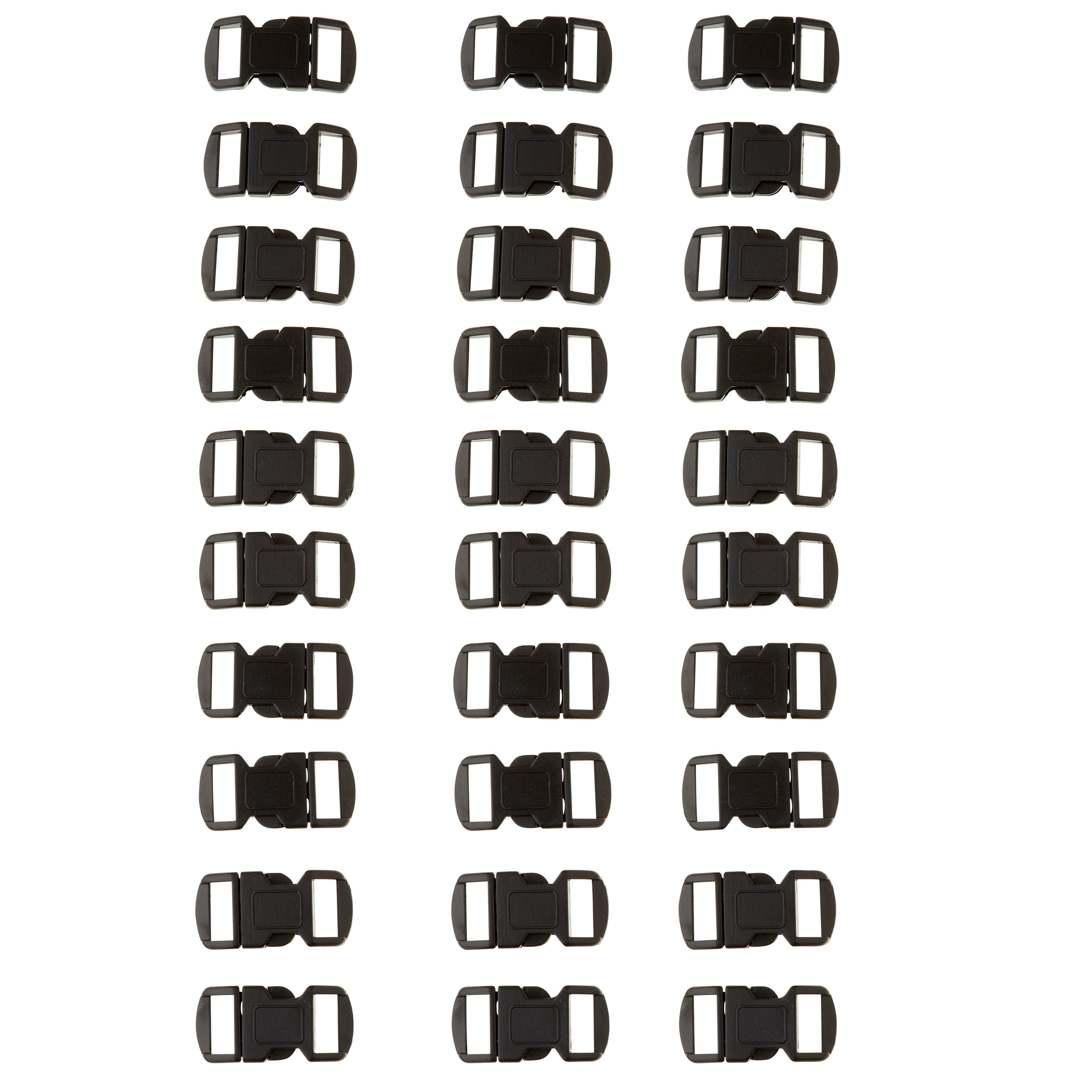 12 Packs: 30 ct. (360 total) 12mm Parachute Cord Buckles