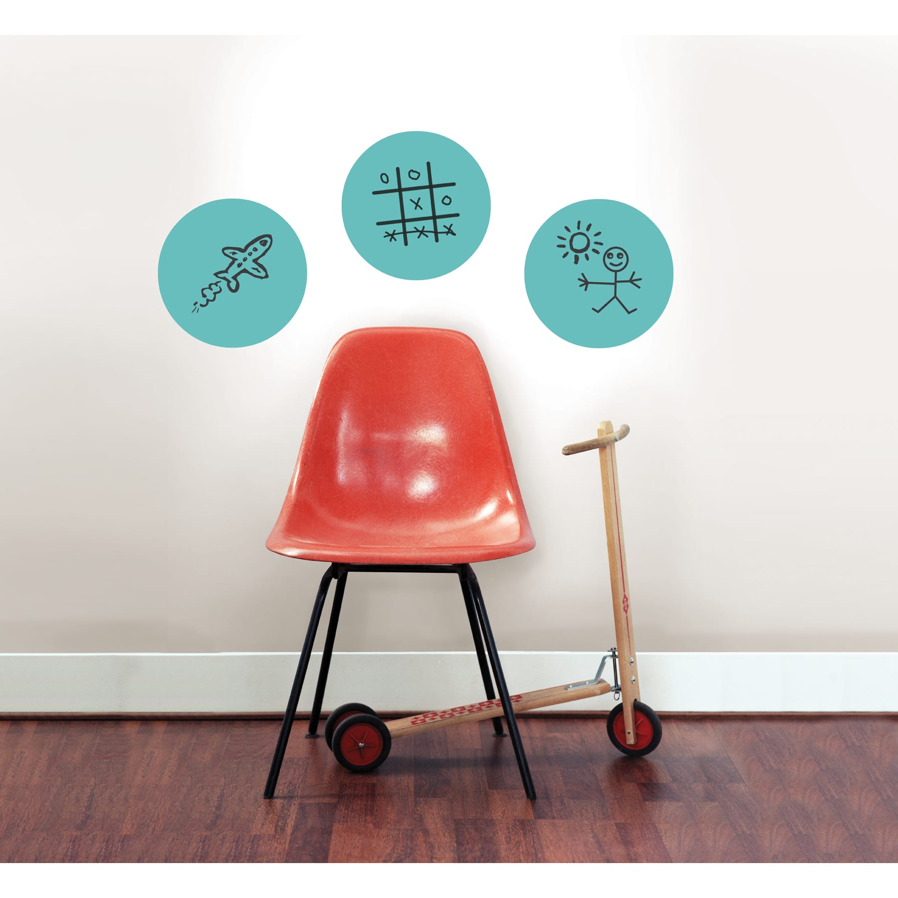 Wallpops Calypso Dry Erase Dot Decal, 6ct.