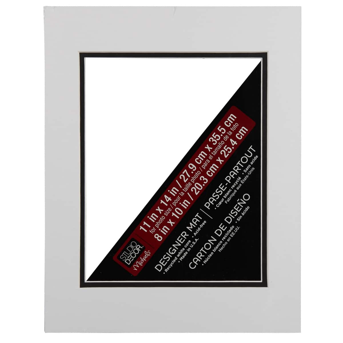 11" x 14" Double Mat By Studio Décor®, 8" x 10" Opening