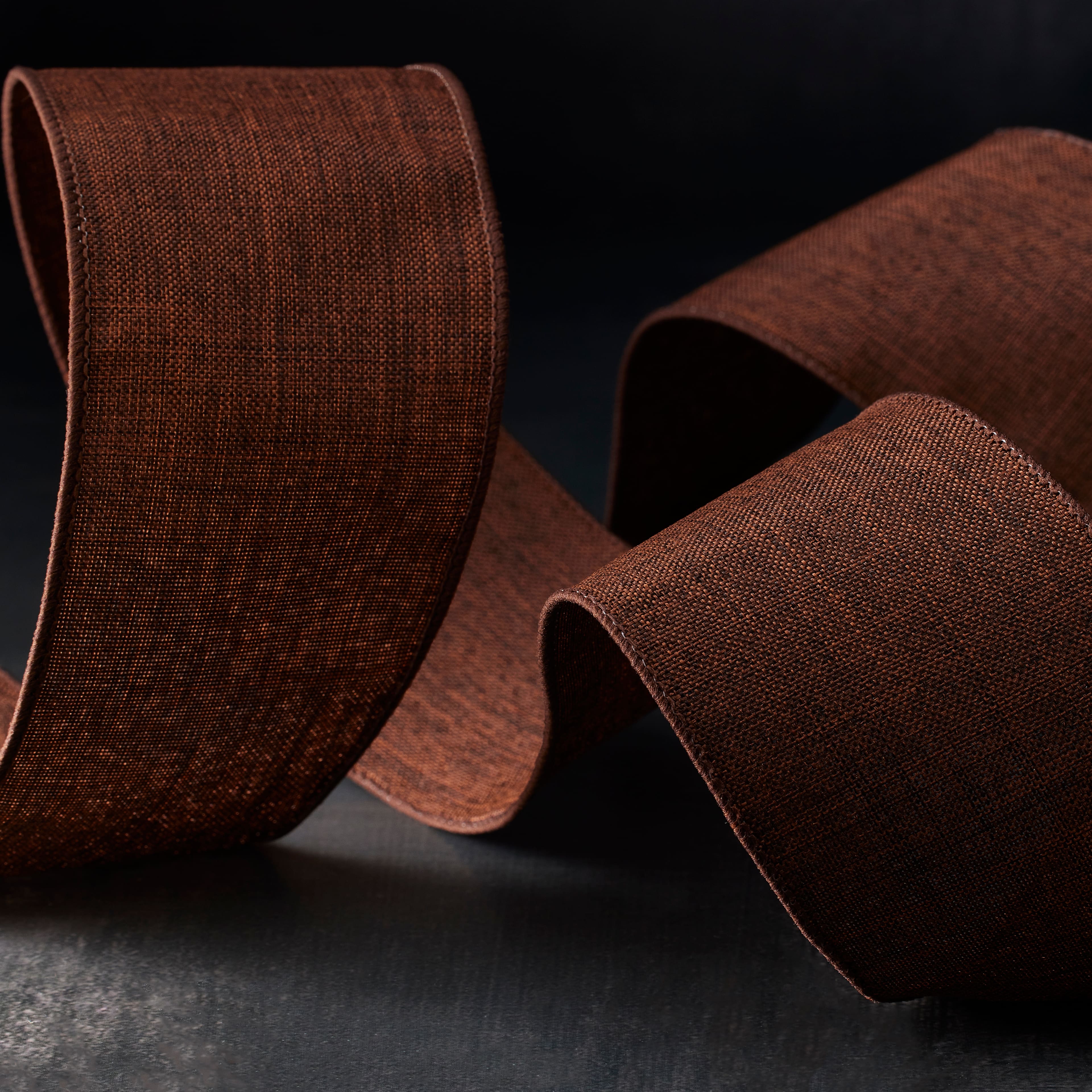 12 Pack: 2.5" x 25ft. Faux Linen Wired Ribbon by Celebrate It™ Décor